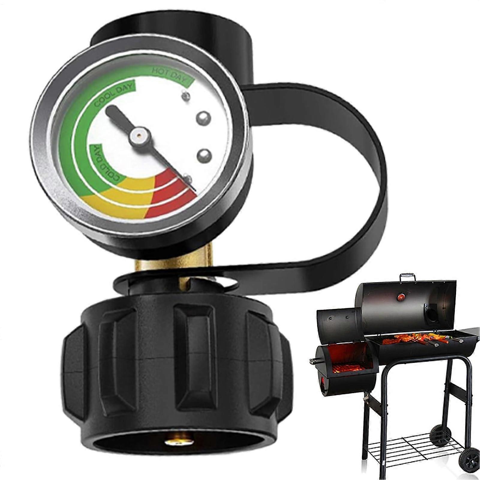 Propane Tank Gauge with Level Indicator and Leak Detector, Gas Pressure Regulator for Motorhome