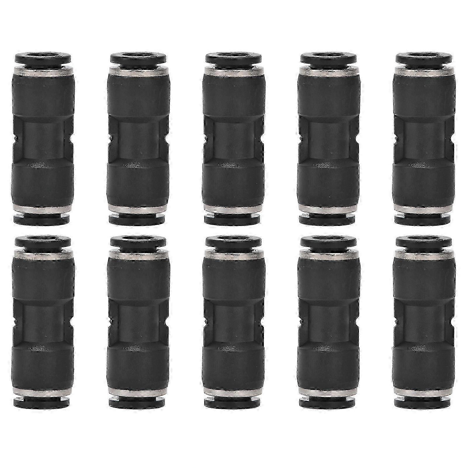 10 قطع موصلات هوائية مستقيمة دفع الأنابيب ملحقات ضاغط الهواء 4 مم