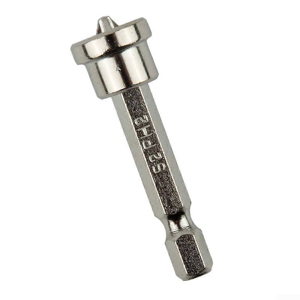 Magnetic Positioning Bit 50mm for Precise Screw Placement and Damage Protection, Compatible with Standard Screwdrivers