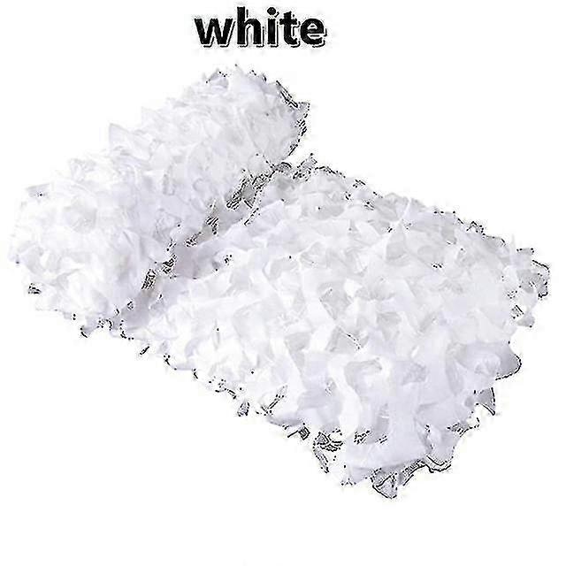 Globa Shop 3x5m 3x8m 3x10m 4x5m Reinforced Net Swimming Pool Beach Gazebo Garden Sun Shelter Camo Netting 2x2m white