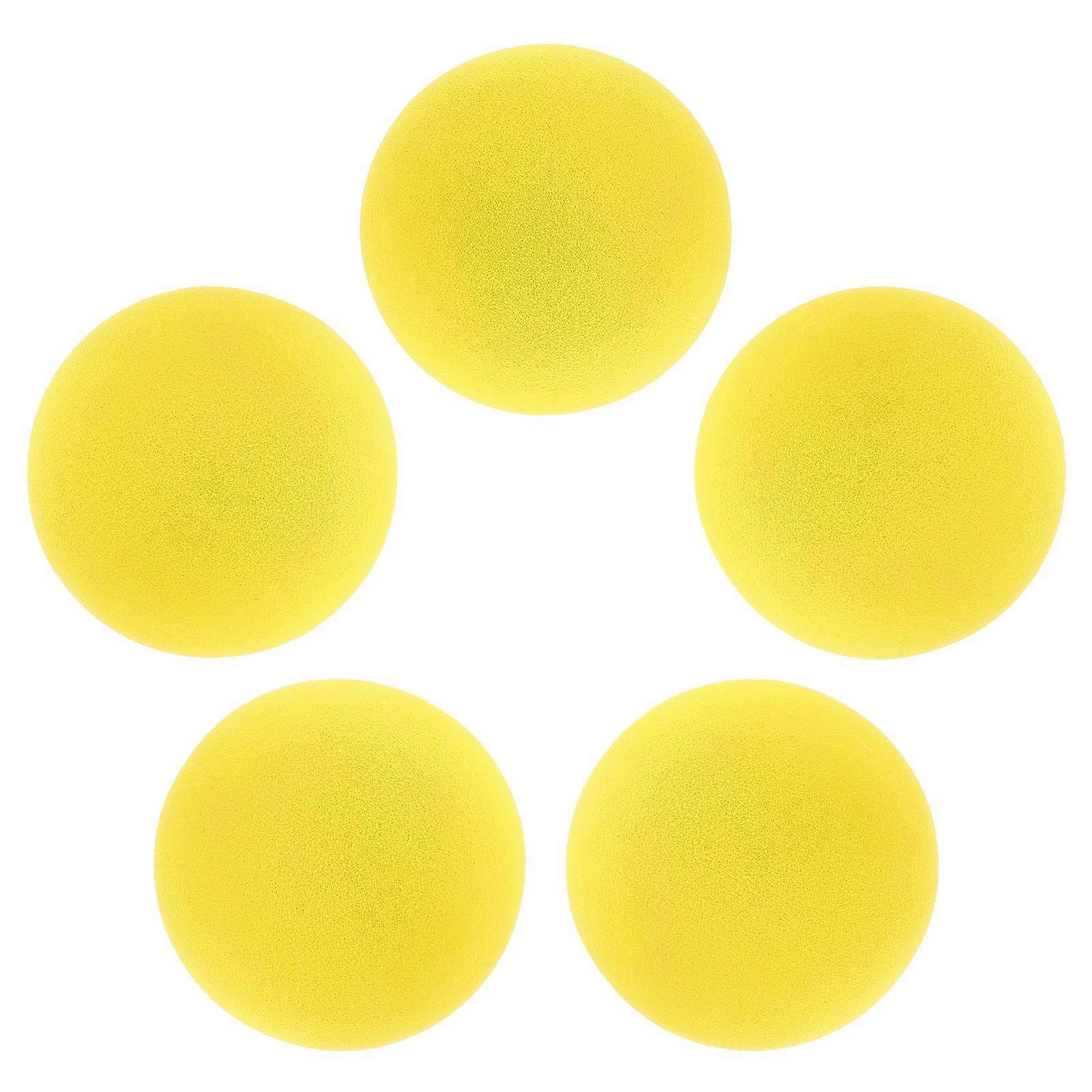 5pcs Children EVA Foams Baseballs for Training and Practice Soft Baseballs Set for School Activities Throwing and Hitting