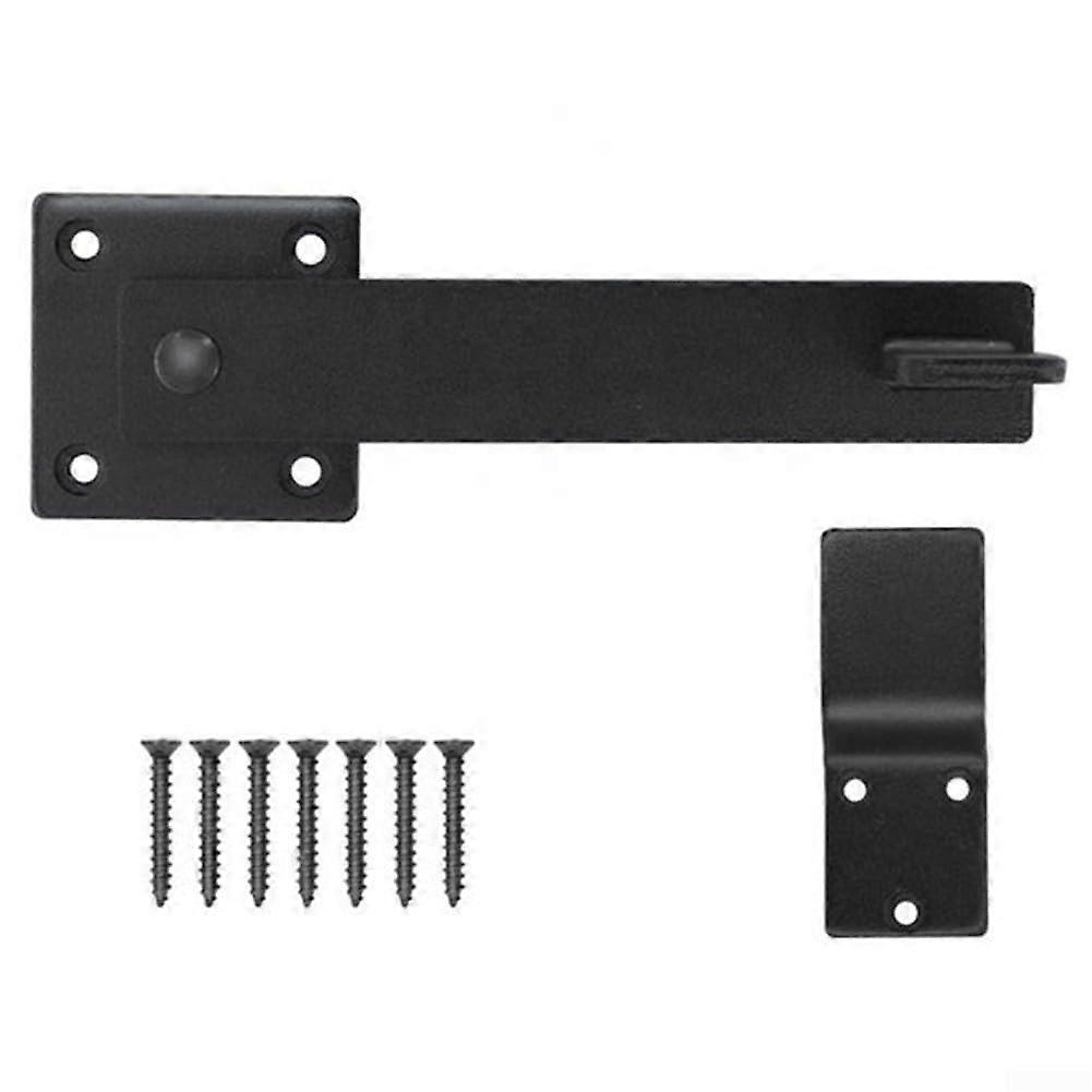 Robust steel folding lock for barn doors and gates, 360degree swivel design for enhanced security