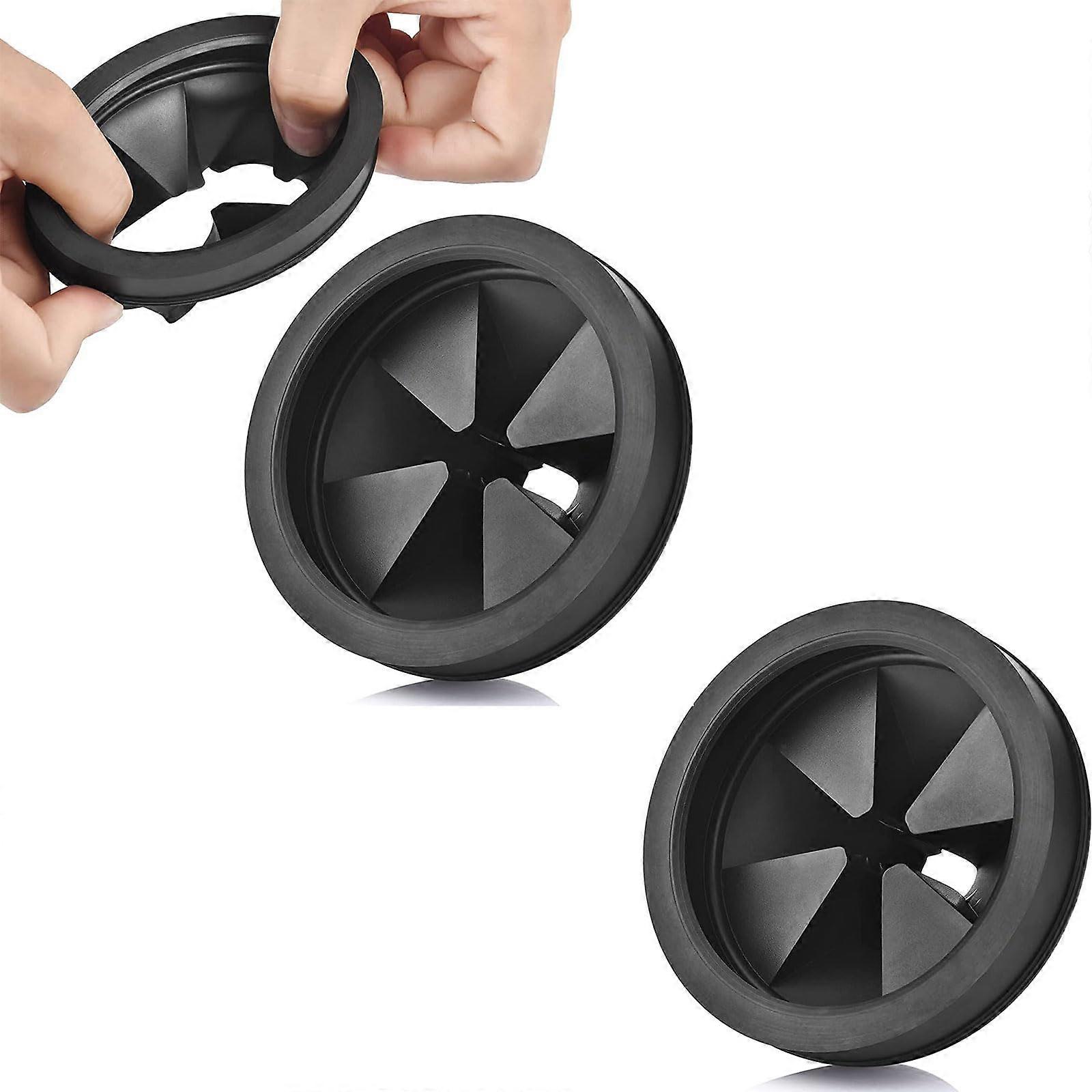 2pcs Garbage Disposal Splash Guard, 87mm Silicone Anti-Splash Cover, Compatible with Standard Waste Disposers, U83-2