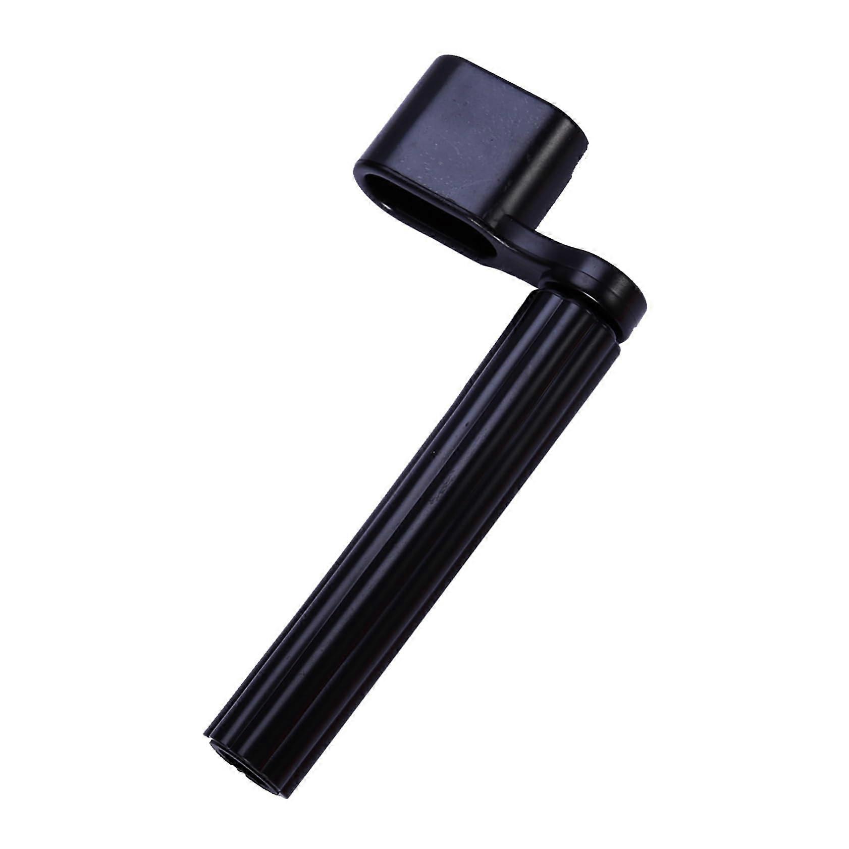 String Guitar Winch Tool Set with Swivel Winder and Bridge Pin Puller for Guitar Care and Repair in Black