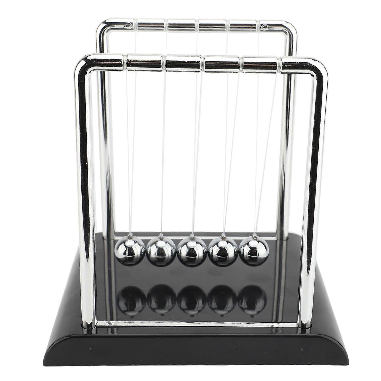 Balance Pendulum with 5 Beads - Sturdy Design, Long Swing Time, Ideal Desk Decor and Educational Tool for Focus Enhancement