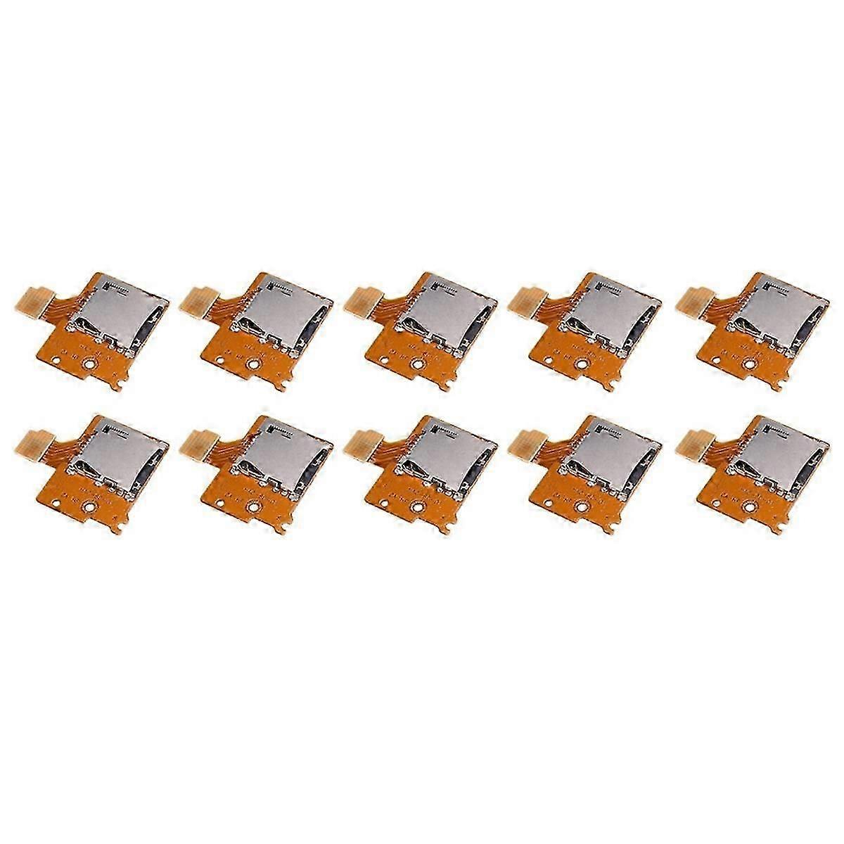 10Pcs micro-sd TF Card Slot Reader Board for Switch NS NX Console Replacement Multifunction Accessory