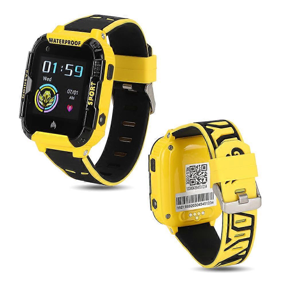 1.44 Inch HD Touchscreen 4G GPS Smartwatch, 730mAh, Yellow
