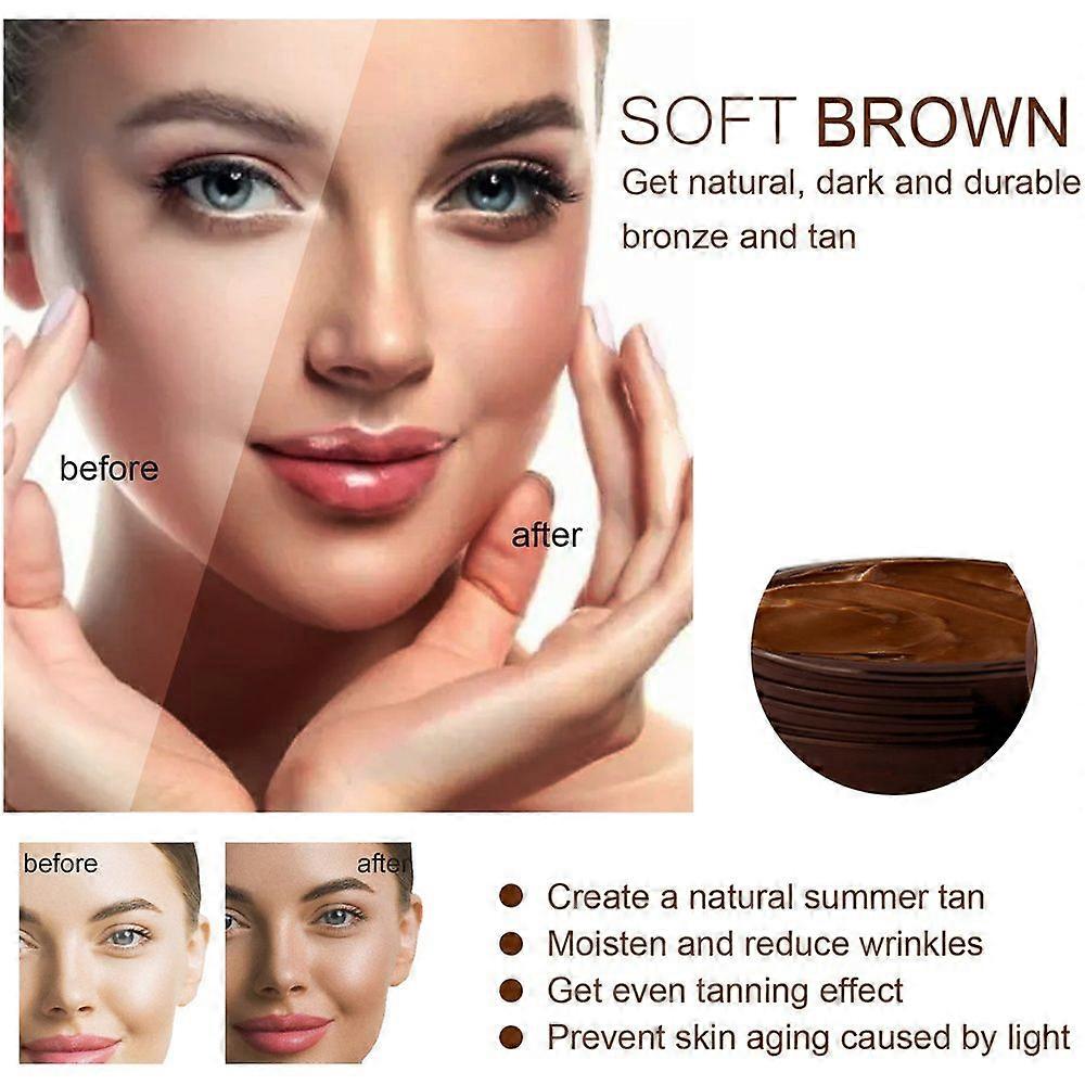 Tanning Accelerator Cream Shiny Brown Tanning Accelerator Cream Tanning Lotion Self Tanner