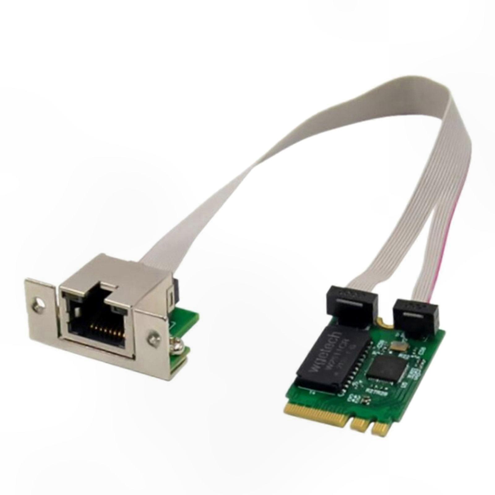 2.5G Ethernet M.2 A+E Card RTL8125B PCIe Adapter for Industrial Networking Solutions