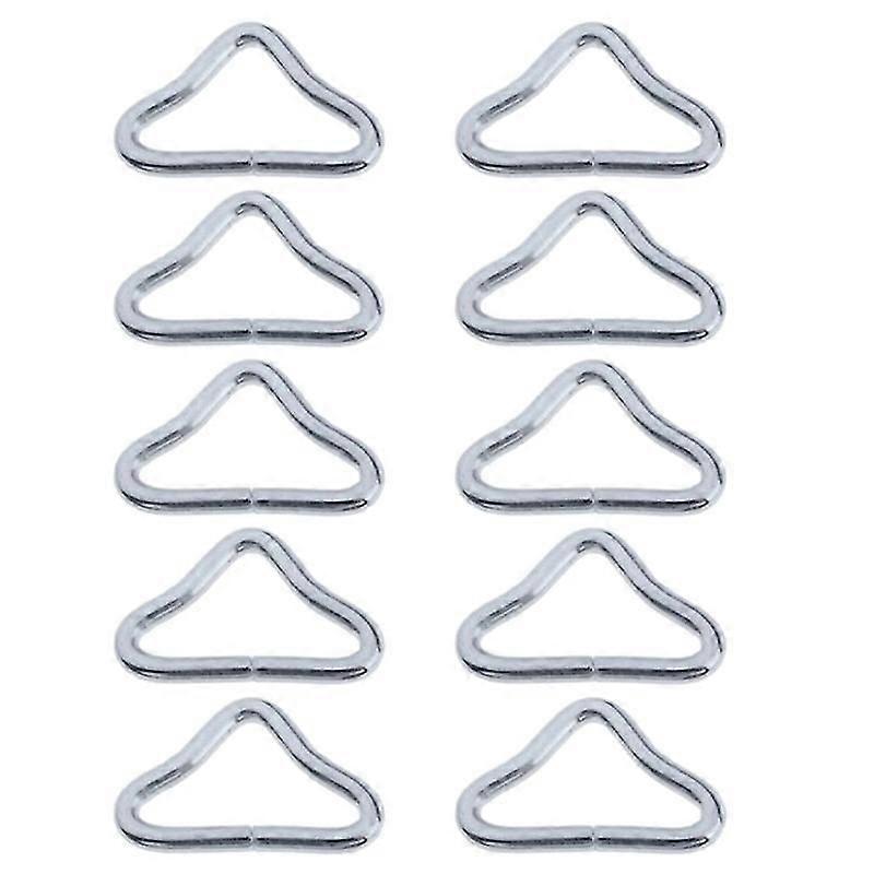 10pcs Trampoline Mat Triangle Rings Buckle, Universal V-Rings