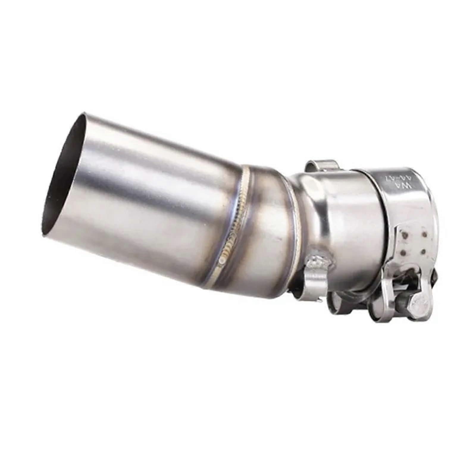 Motorcycle Exhaust Pipe 51mm Inlet Slip-On Muffler Middle Link Pipe Compatible Upgrade for CFMOTO CF450SR 2022 2023