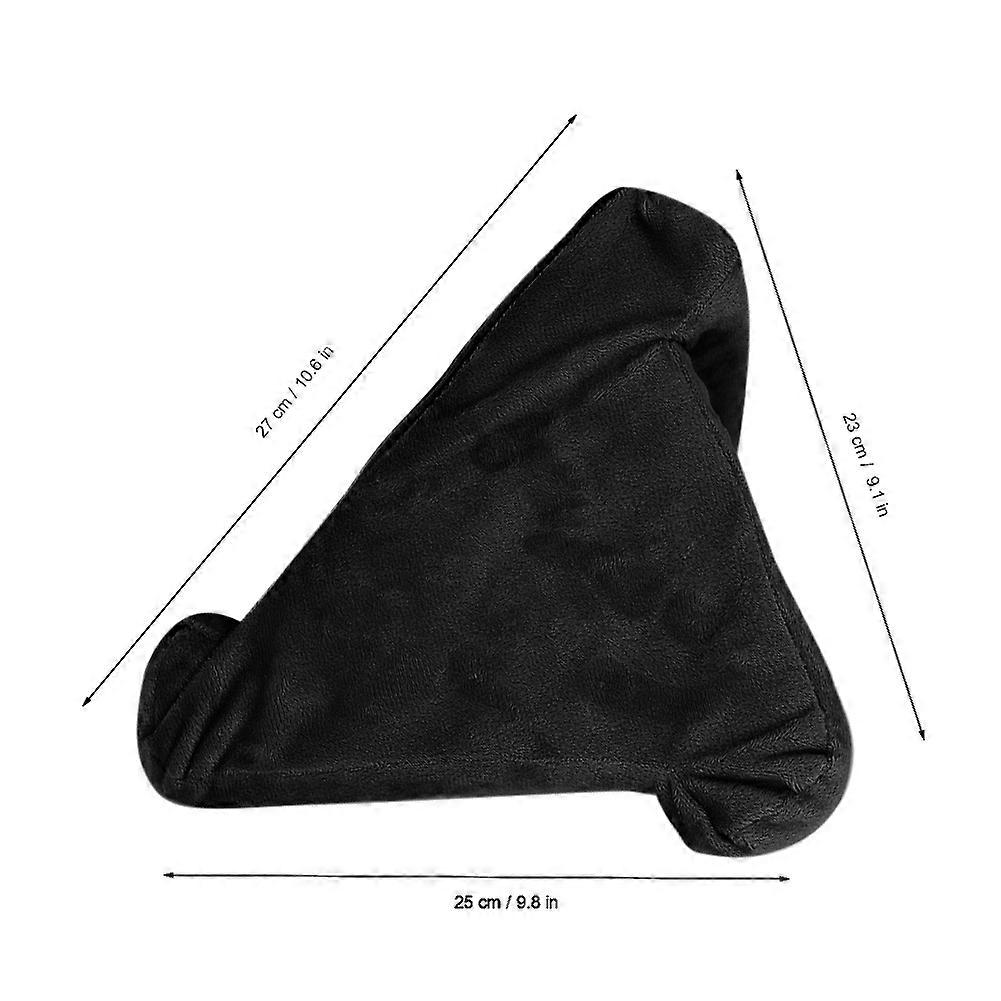 Multi Angle Soft Tablet Pillow Stand 27x25x23cm Black Gray