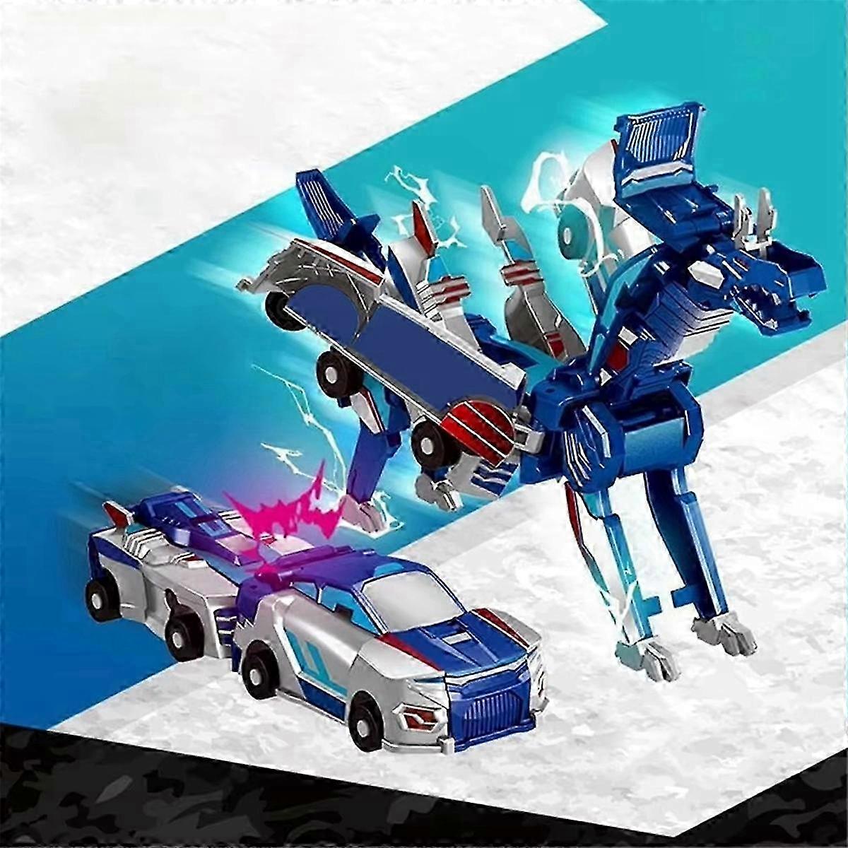 Magic Transsuitable formation Super Combination Car Toy 2 in 1 Kids Magnetic Collision Transsuitable forming Car Diy T