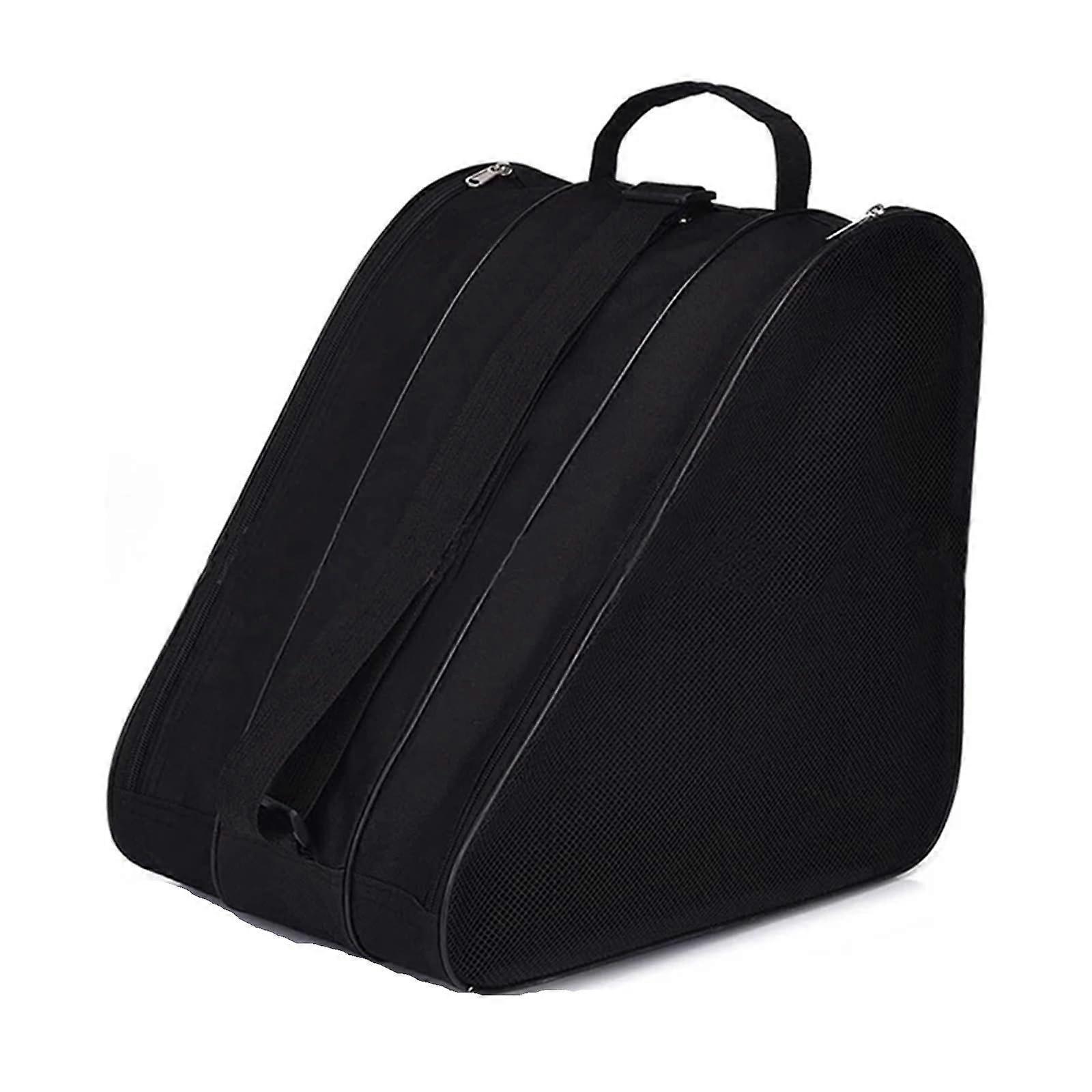 Skate Bag Inline And Roller Skate Bags With Three Layer Capacity Pockets Breathable Skating Storage Bag For Women And Men