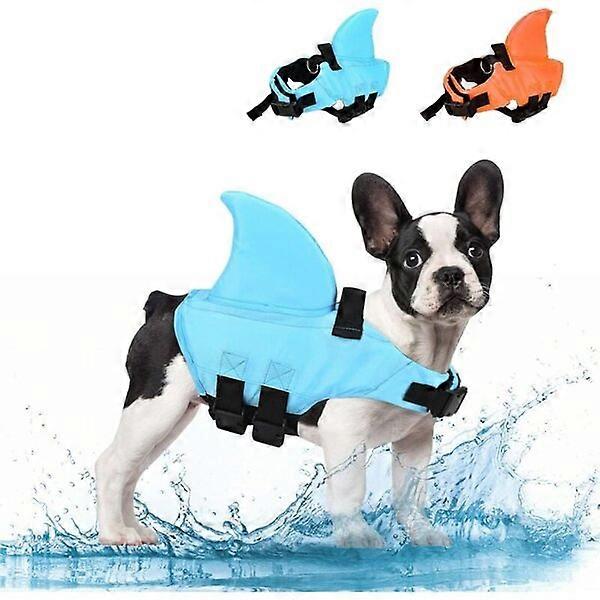 Dog floating device, different sizes, cute shark design