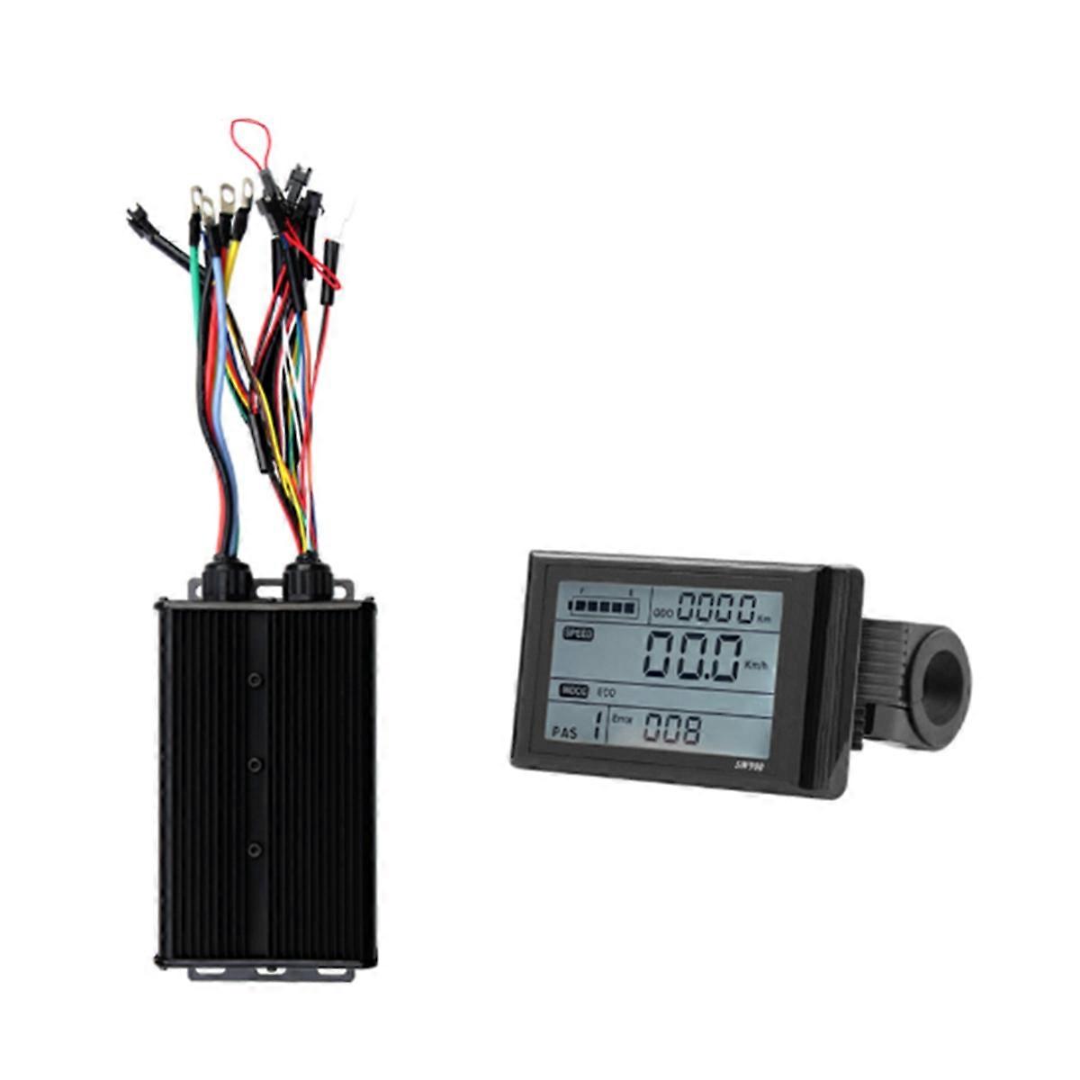 48V 72V 60A 1000W 3000W Brushless Motor Drive Controller SW900 Color LCD Kit for Electric Mountain Bike Scooter Repair