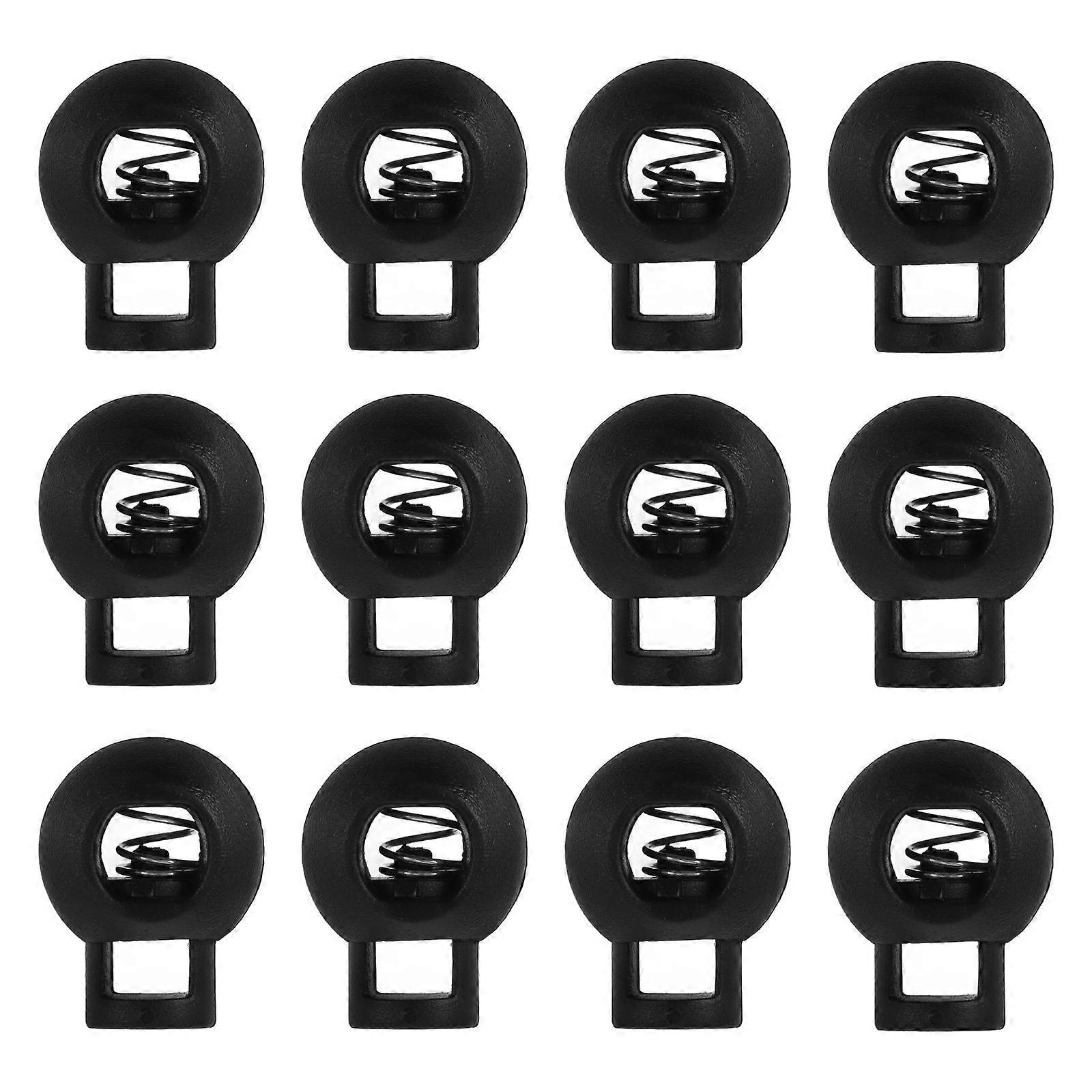 Spring Toggles Stoppers Metal Cord End Locks For Practical Users And Canvas Backpack Ends Securing Drawstrings 60Pcs