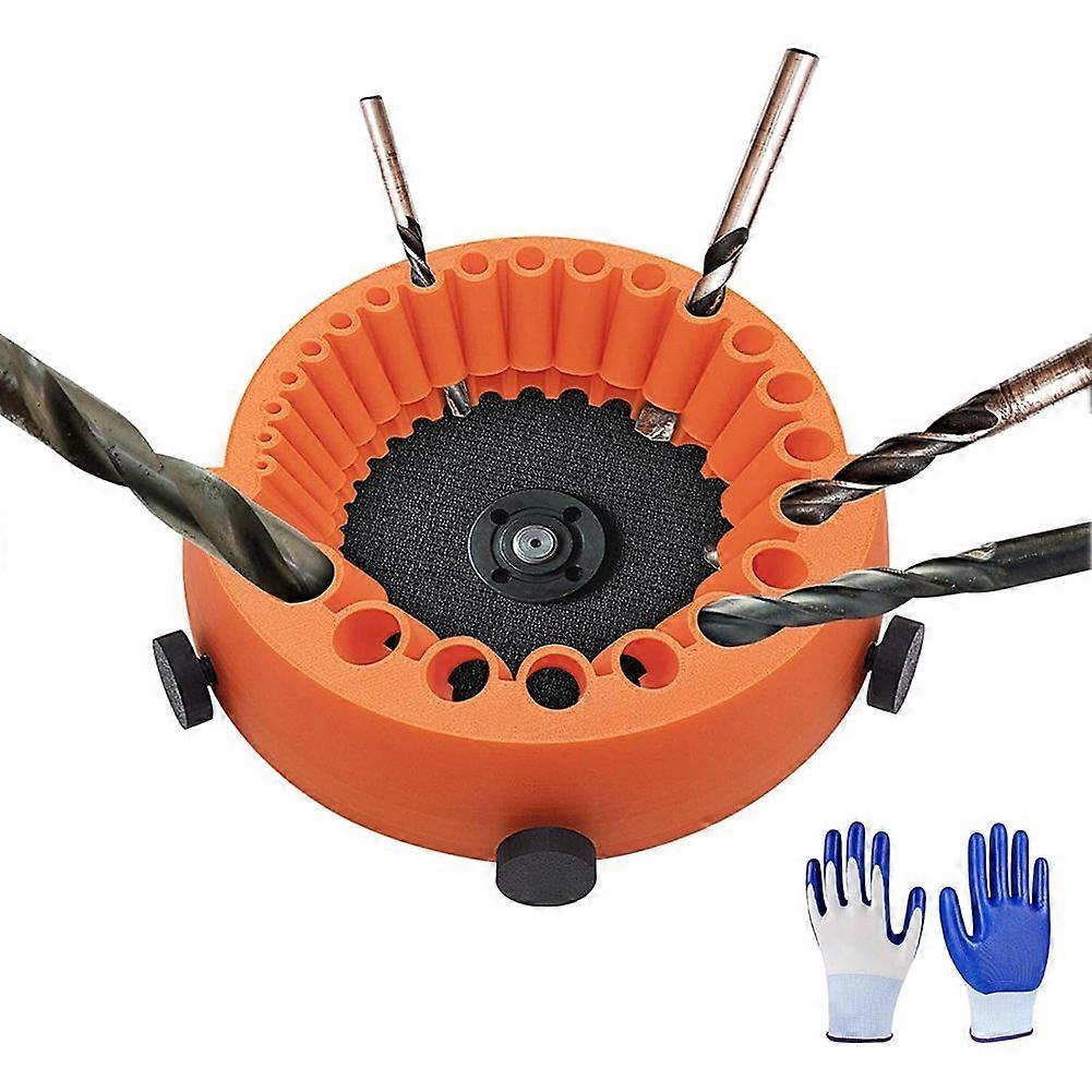 Drill Bit Sharpener, Drill Bit Sharpener for All Bit,1/16 Inch to 1/2 Inch Bits, Powered By 125mm Angle Grinder,Bits Etc