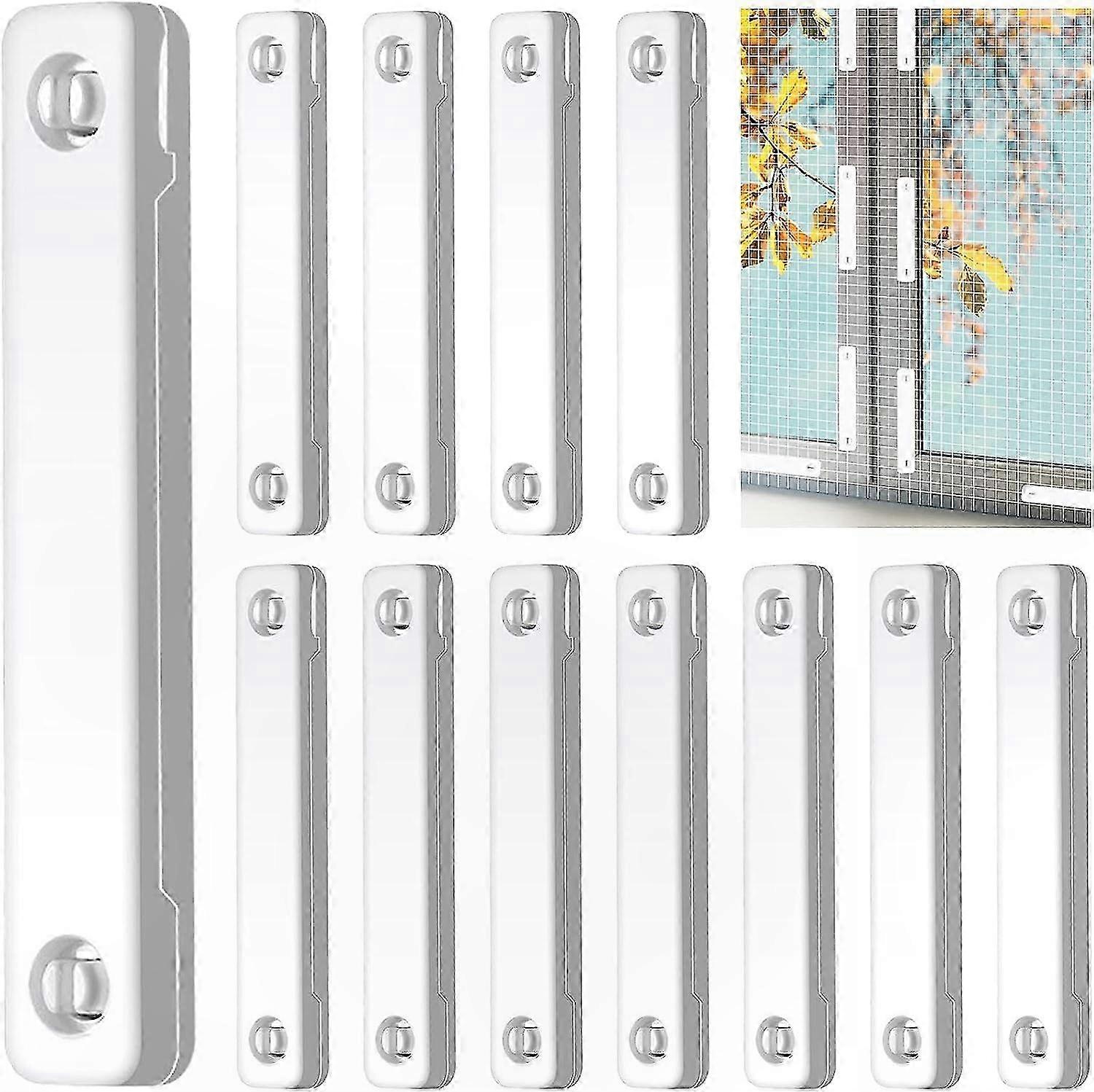 12-Pack Magnetic Window Screen Clips for Easy Installation and Secure Hold