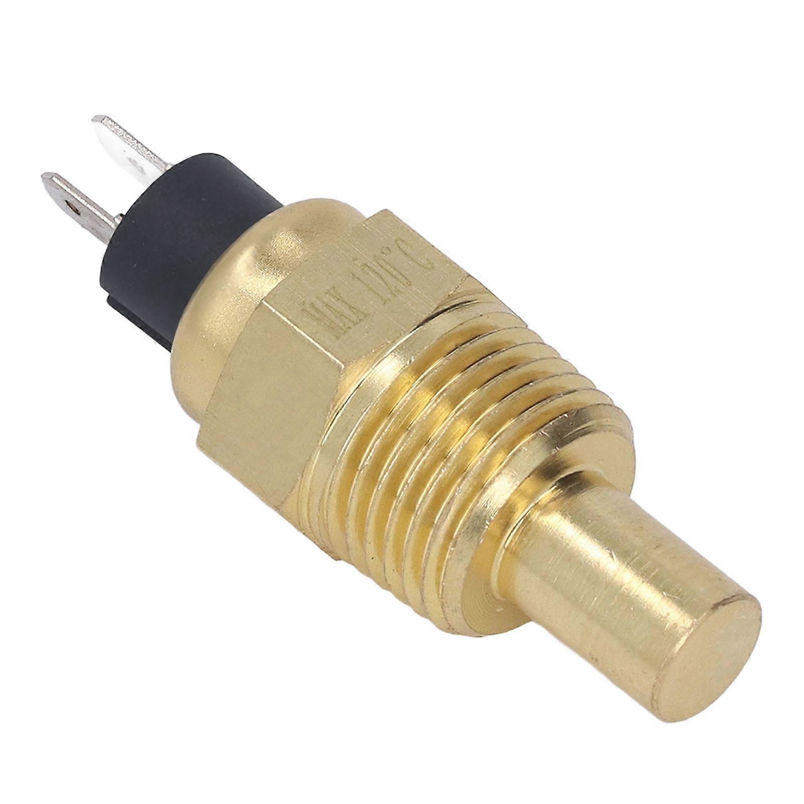 Oil Water Temperature Sensor Diesel Engine Coolant Temperature Transducer 1/2NPT Thread 6‑24V NPT1/2 Short 