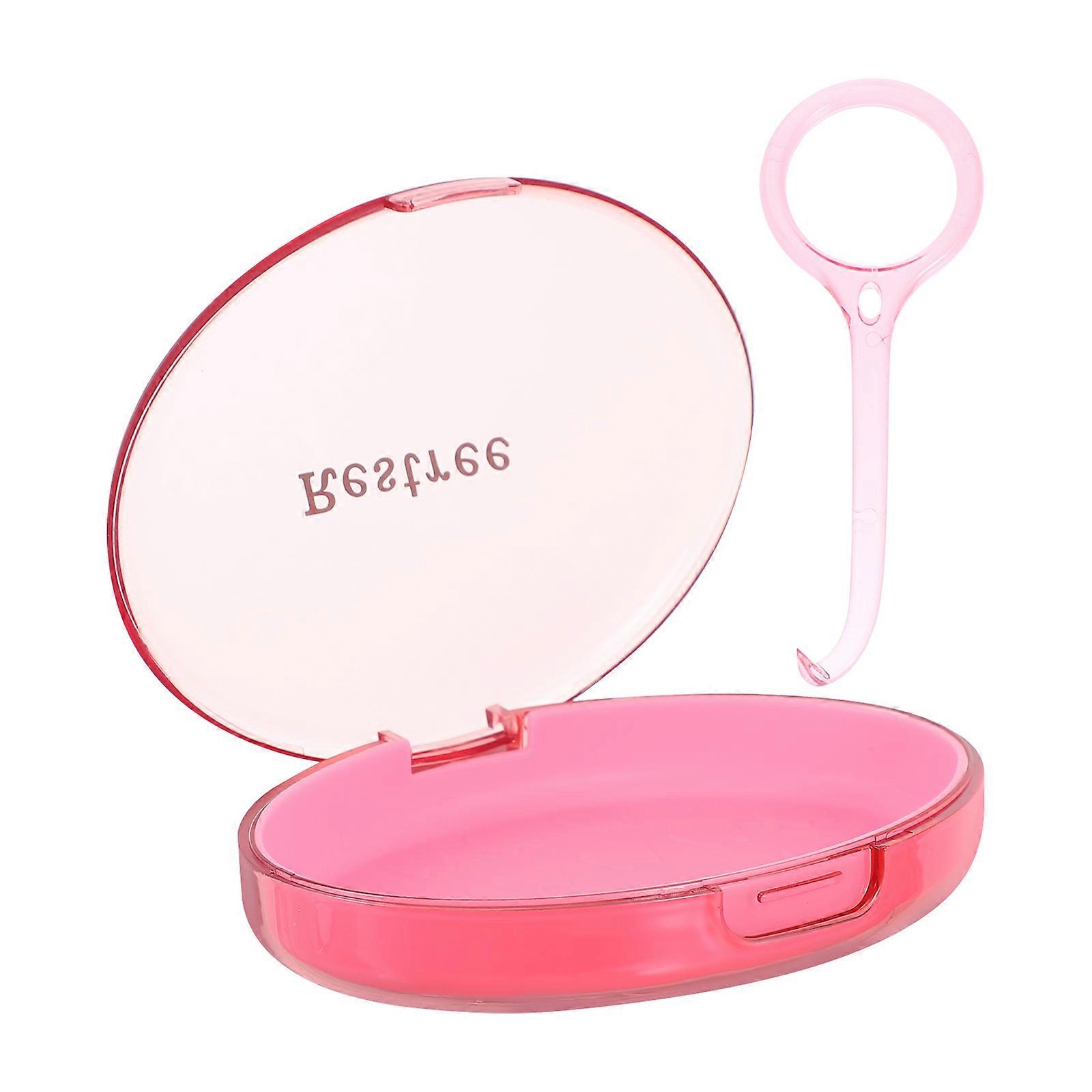 False Tooth Container Compact Portable Dentures Box for Storage Use