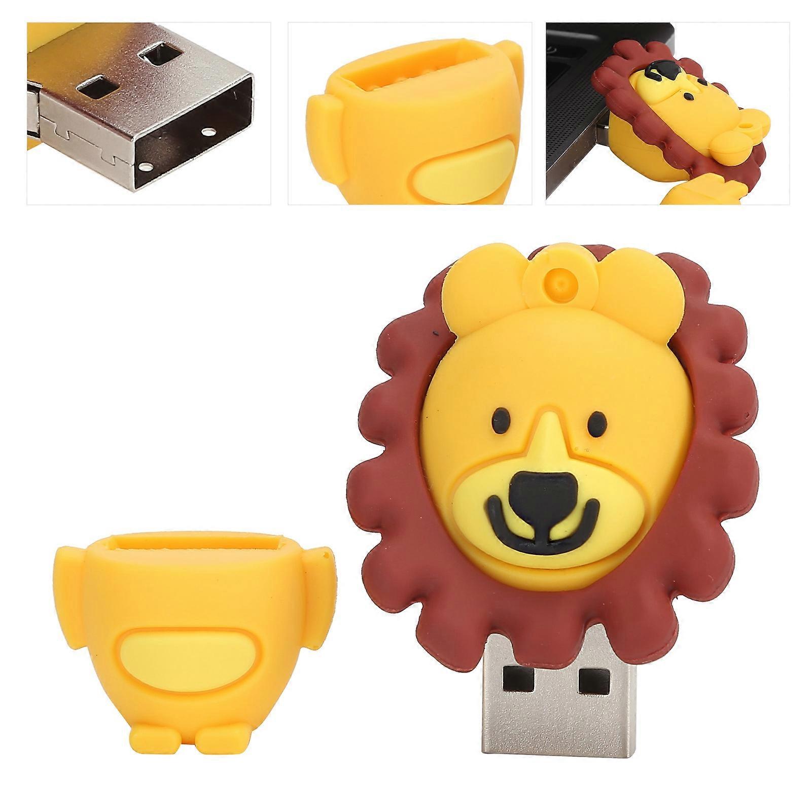 128GB USB Flash Drive Cartoon Memory Stick Portable Storage