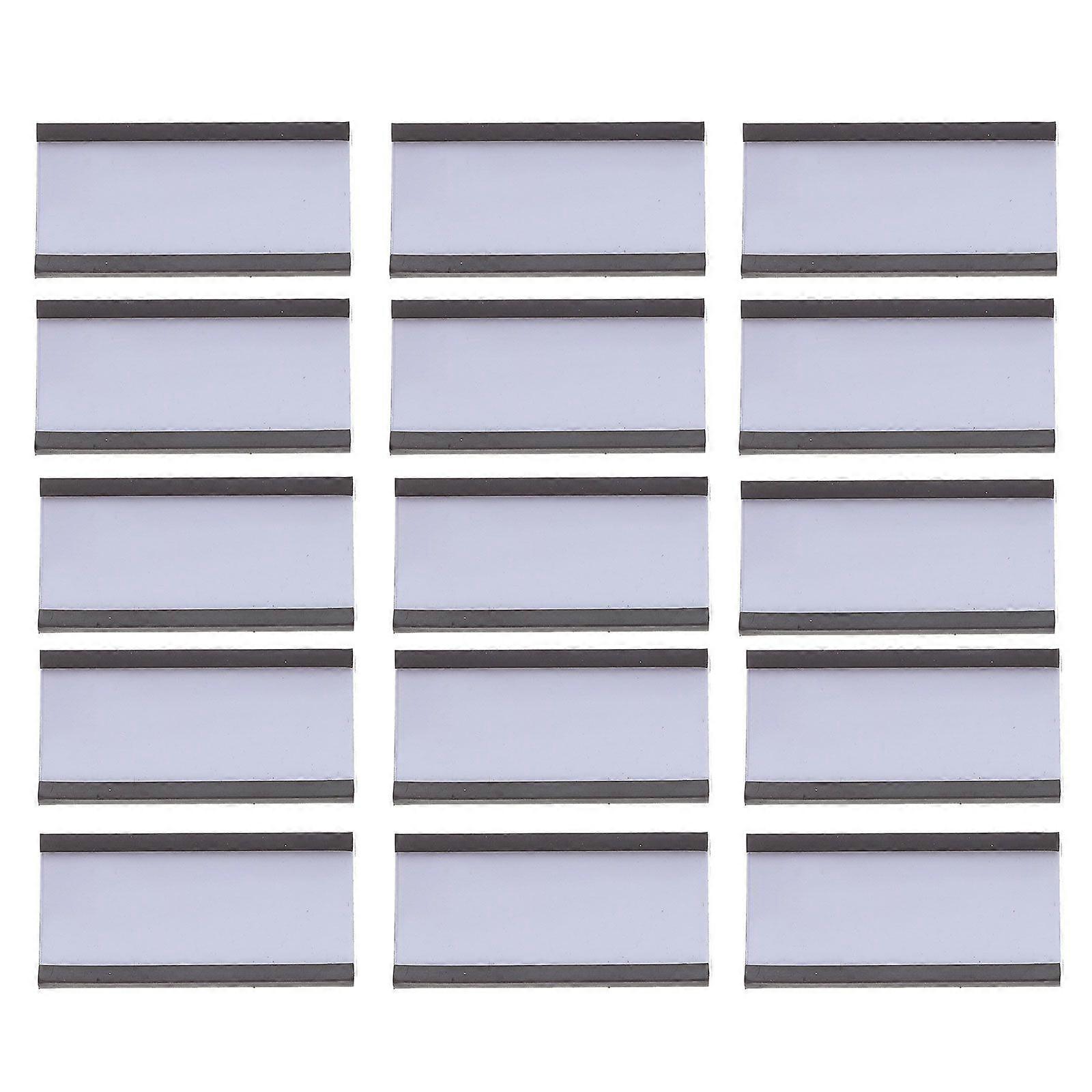 50pcs מחזיקי תווית מגנטית C מחזיקי תווית ערוץ C מחזיקי שלט מחיר מעשי