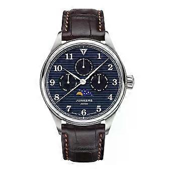 Junkers Tante JU Mondphase Herrenuhr Blau (9.33.01.01)