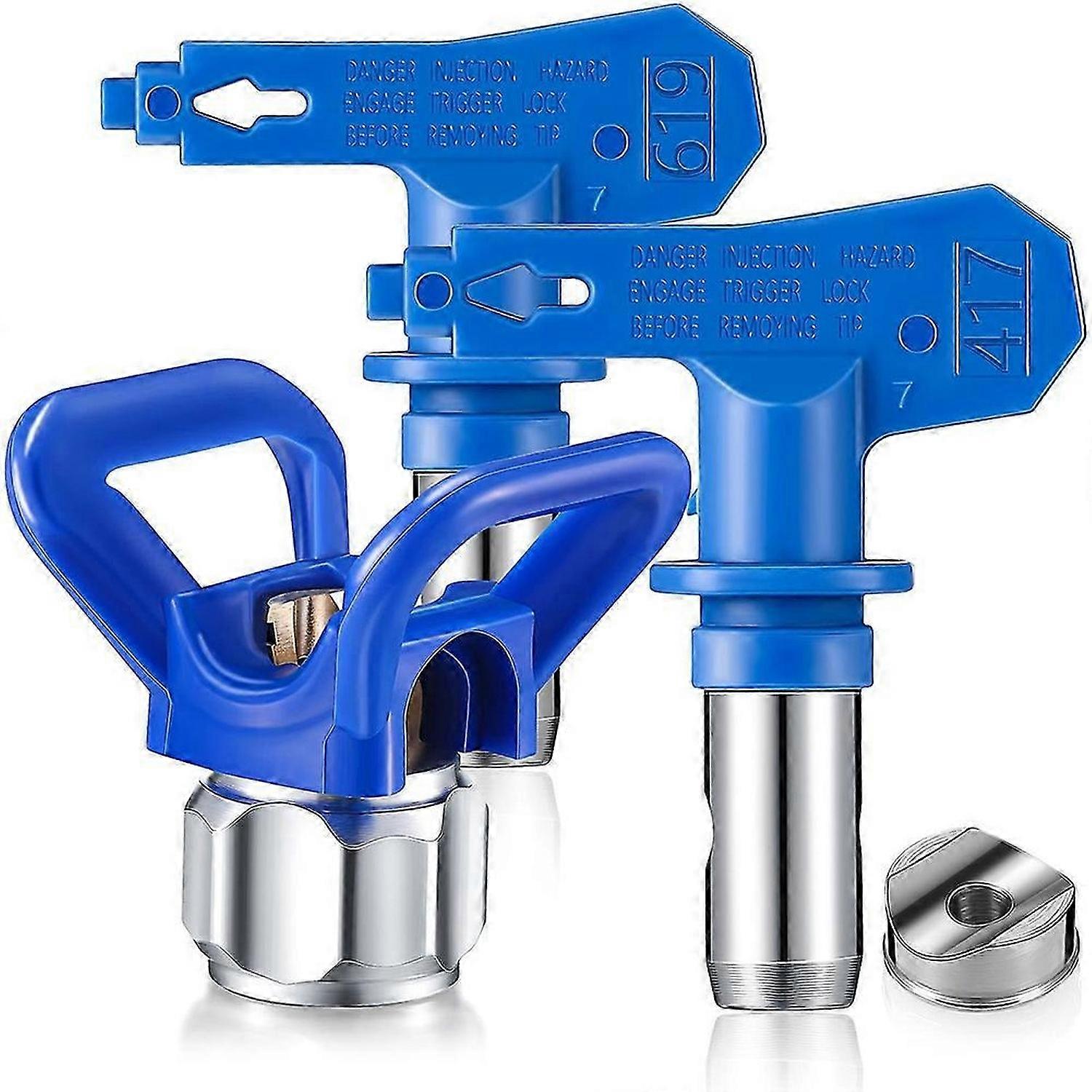 3 Pieces Tips Paint for Airless Paint Tip Nozzle(417,619)