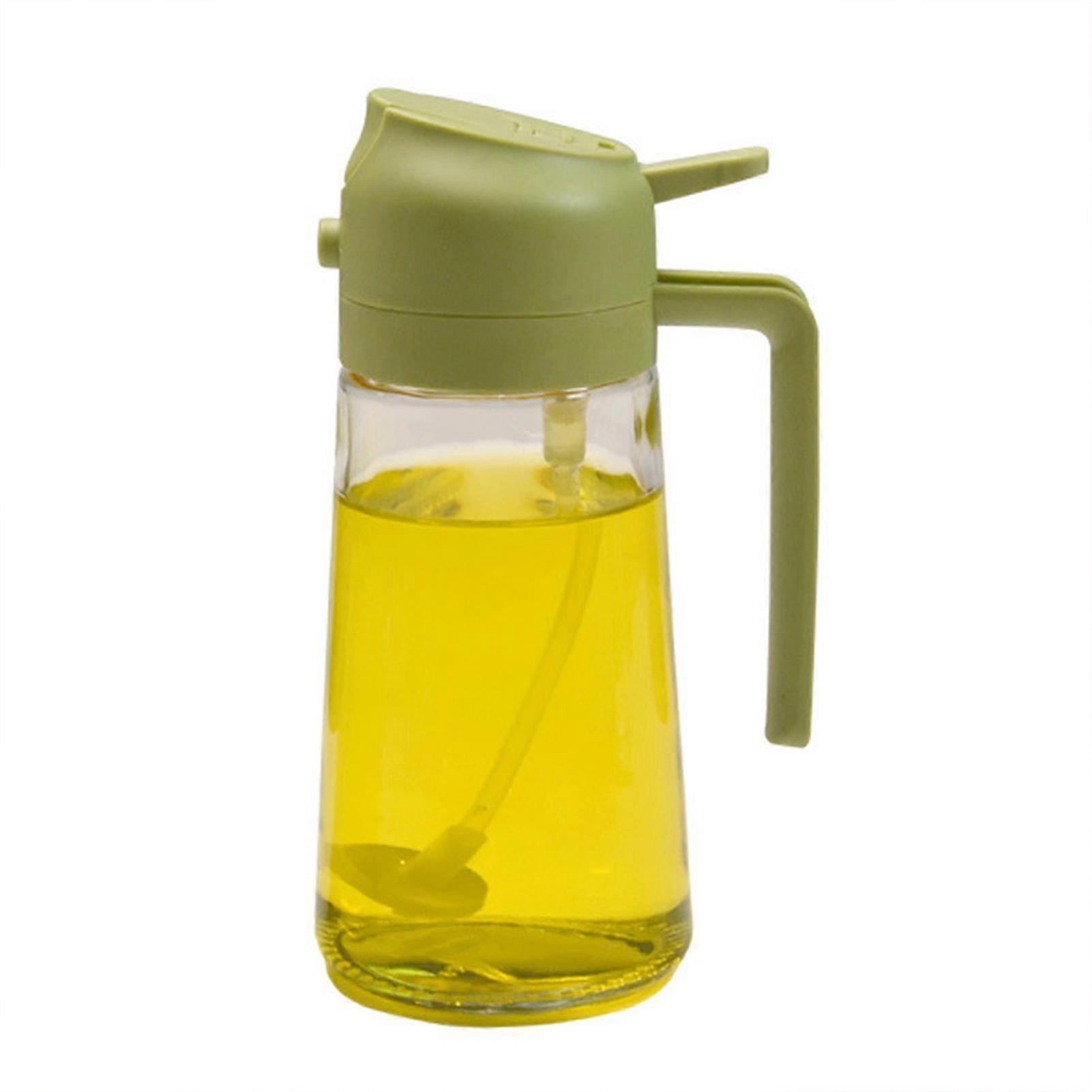 Large Oil Bottle Spray with Pour Spout Large Capacity Soy Vinegar Oil Bottle for Kitchen Home
