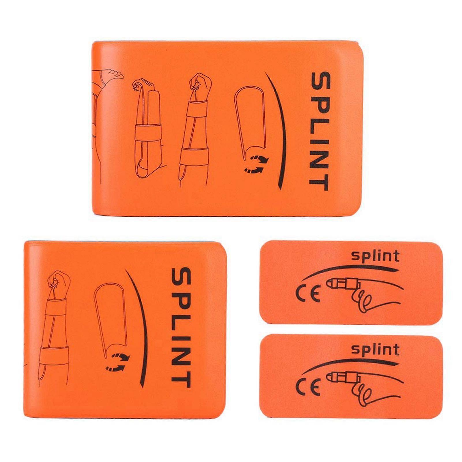 3pcs Emergency First Aid Fracture Fixed Splint Brace Support Splint Roll for Arm Leg Finger