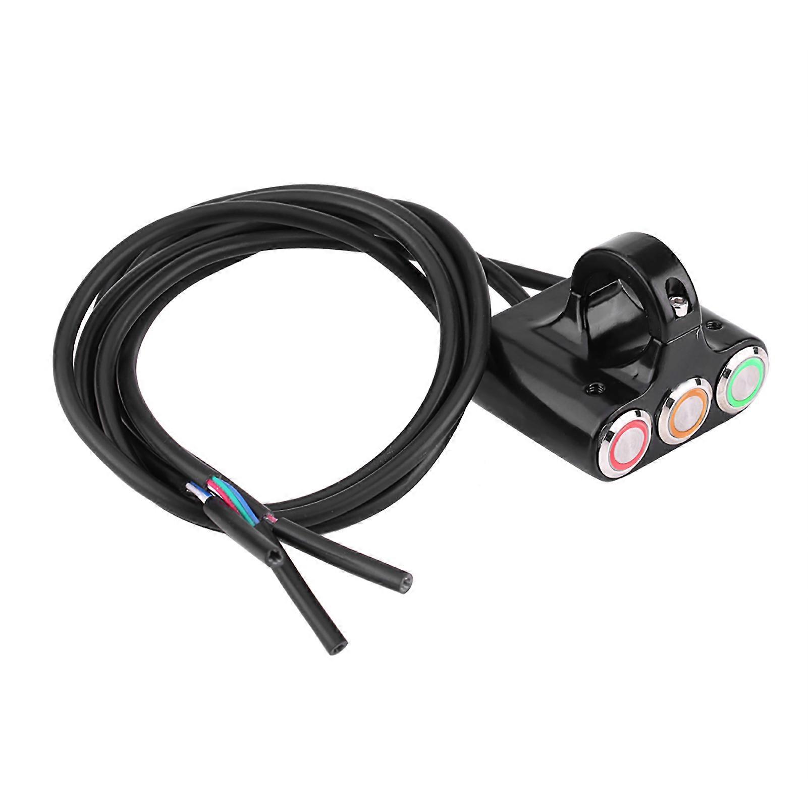 Hazard light switch for motorcycle 22mm handlebar mount