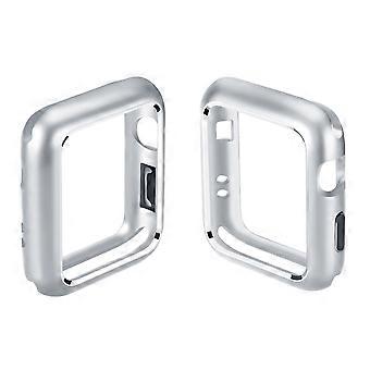Magnetic Attraction Metallrahmengehäuse für Apple Watch Series 3 2 1 38mm - Silber