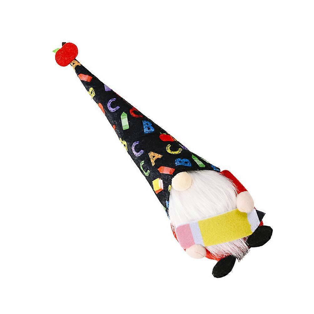 Back to School Gnome Doll Plush Gnome Doll for Desktop Ornament