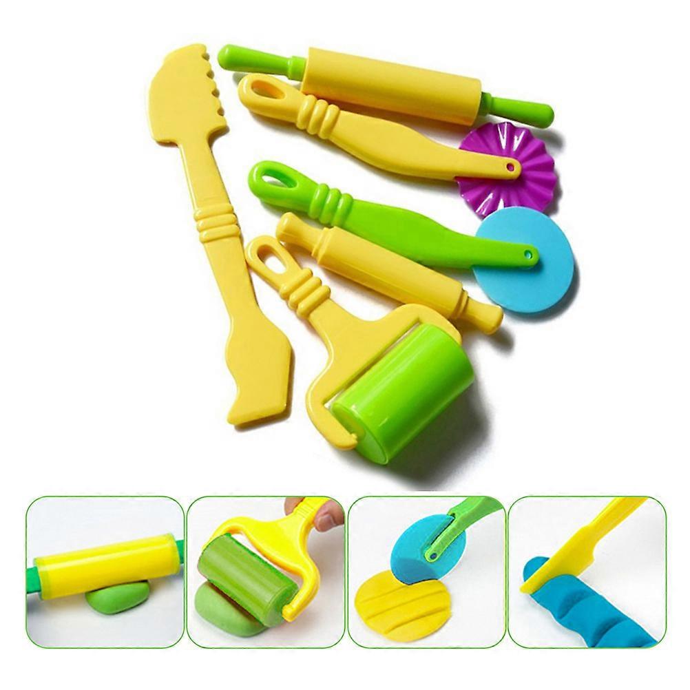 Clay and Tool Plastic Smart Clay Tools Kit for Kids with 64Pcs