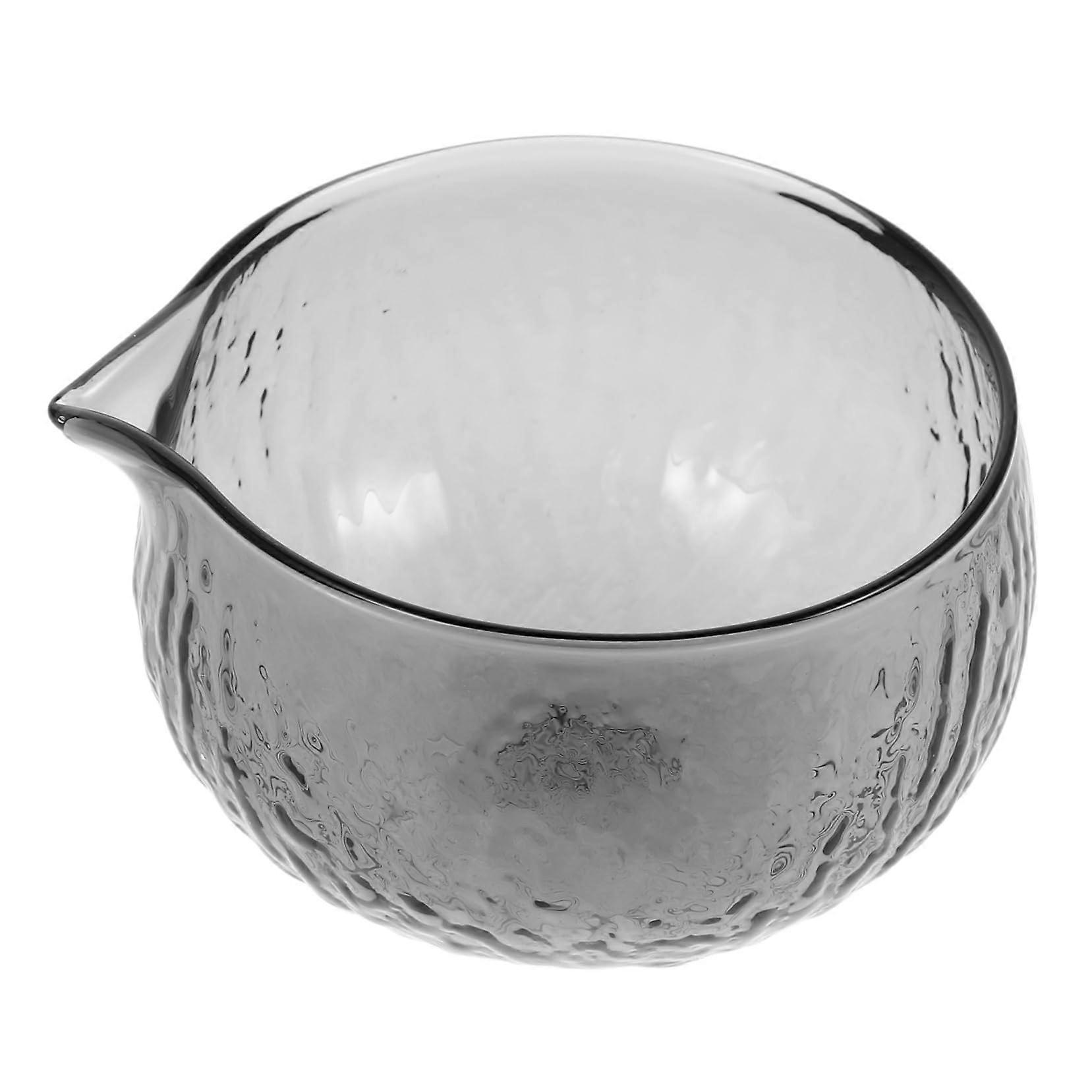 Japanese Matcha Mixing Bowl With Spout Glass Tea Bowl For Tea Accessories Model 1