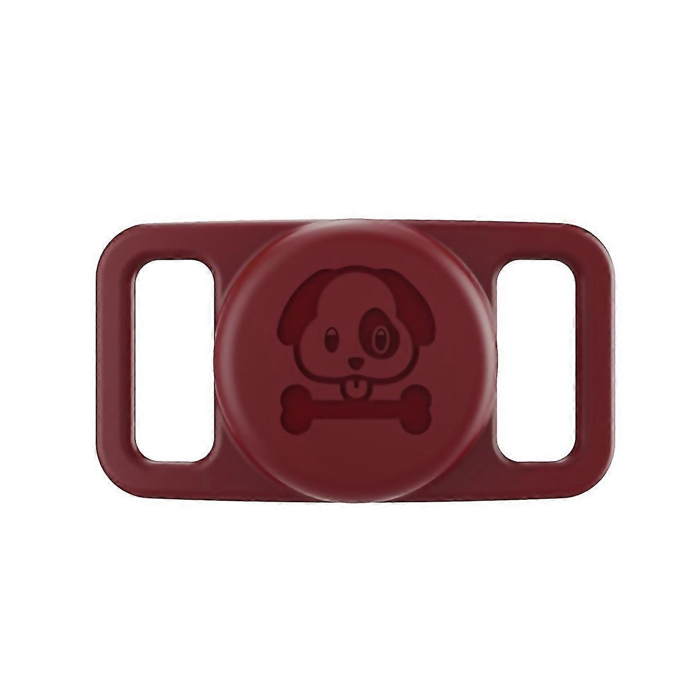 For Locator Case For Pet Silicone Locator Losswine Red