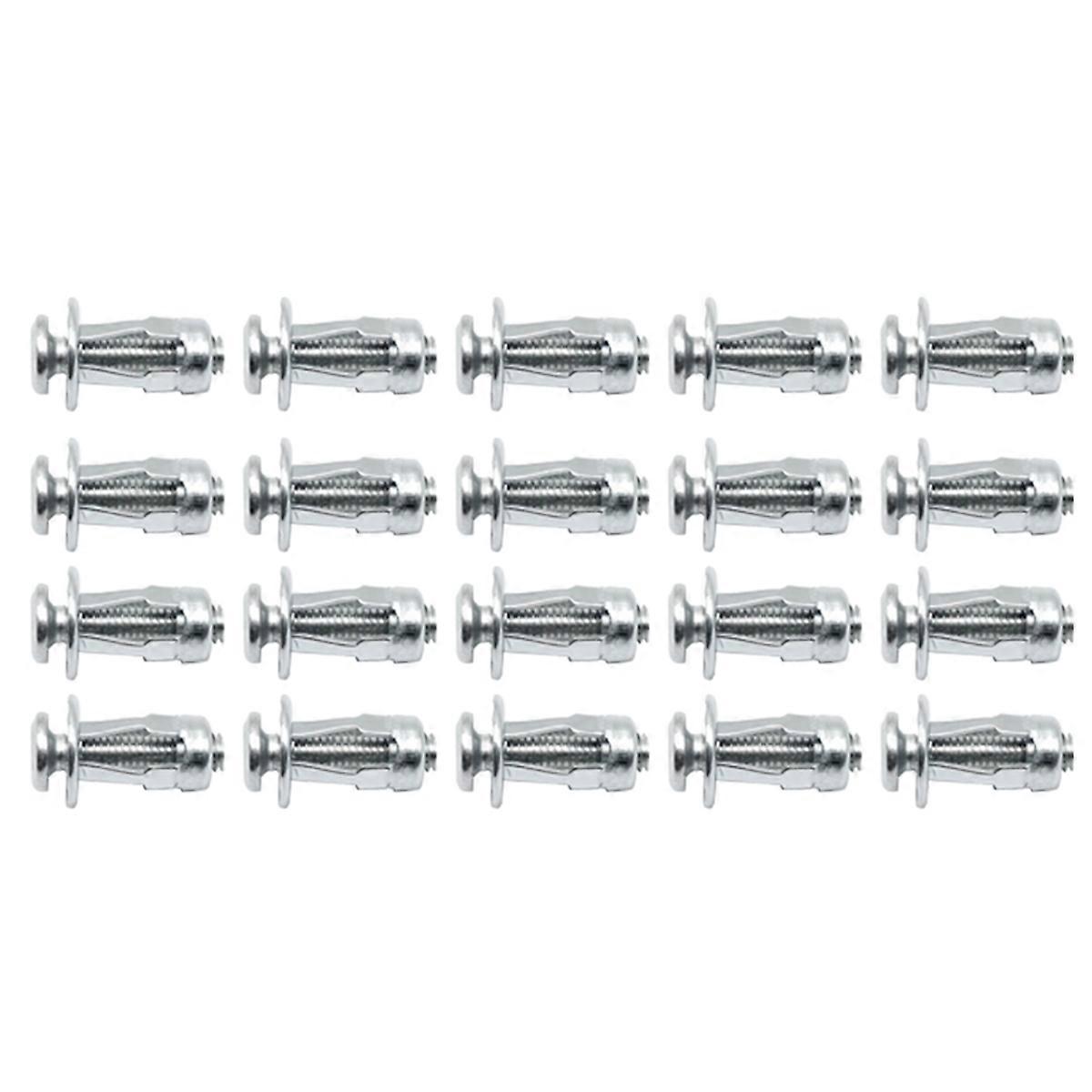 60PCS Jack Nut Expansion Rivets Nut Screw Bolt M5 M6 Kit