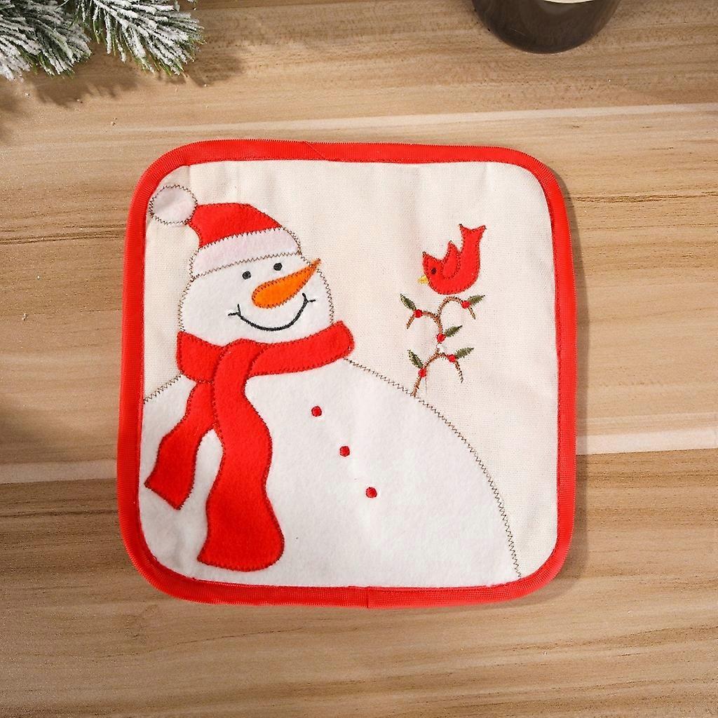 Christmas Decorations Insulation Gloves Insulation Placemat Microwave Glove Mat