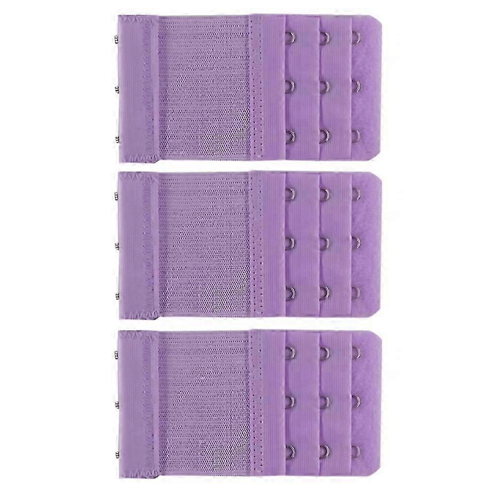 3 st 5,6x9,7 cm damer 3-krokar 3 rader mellanrum BH-förlängare förlängningskrokar rem