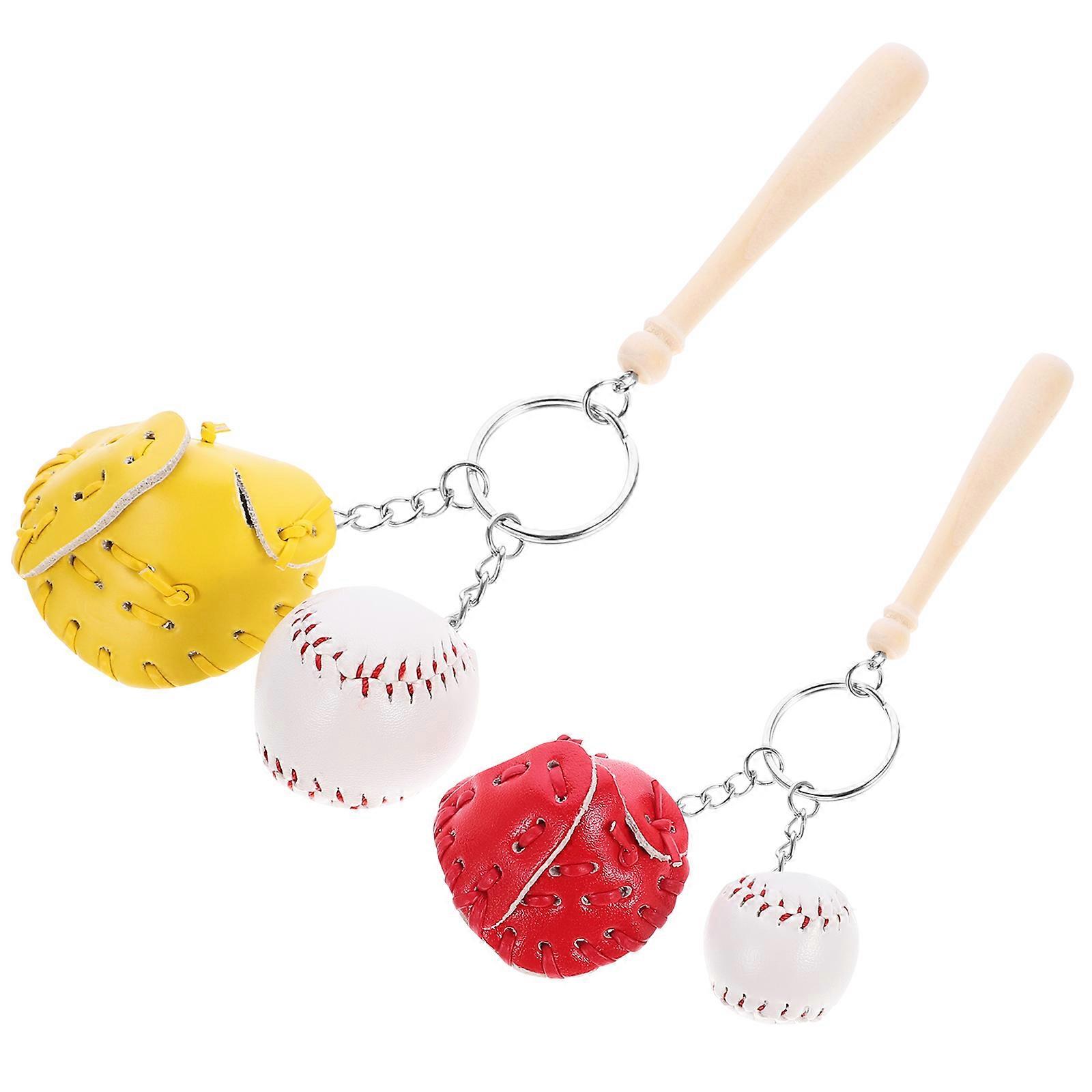 Baseball Keychains Hanging Bag Accessory for Holding Use 10Pcs