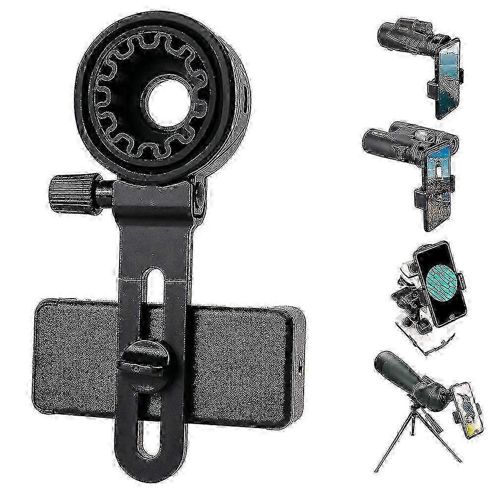 Universal Smartphone Mount for Binoculars Monoculars Microscopes Spotting Scopes and Telescope with Adapter Compatibility