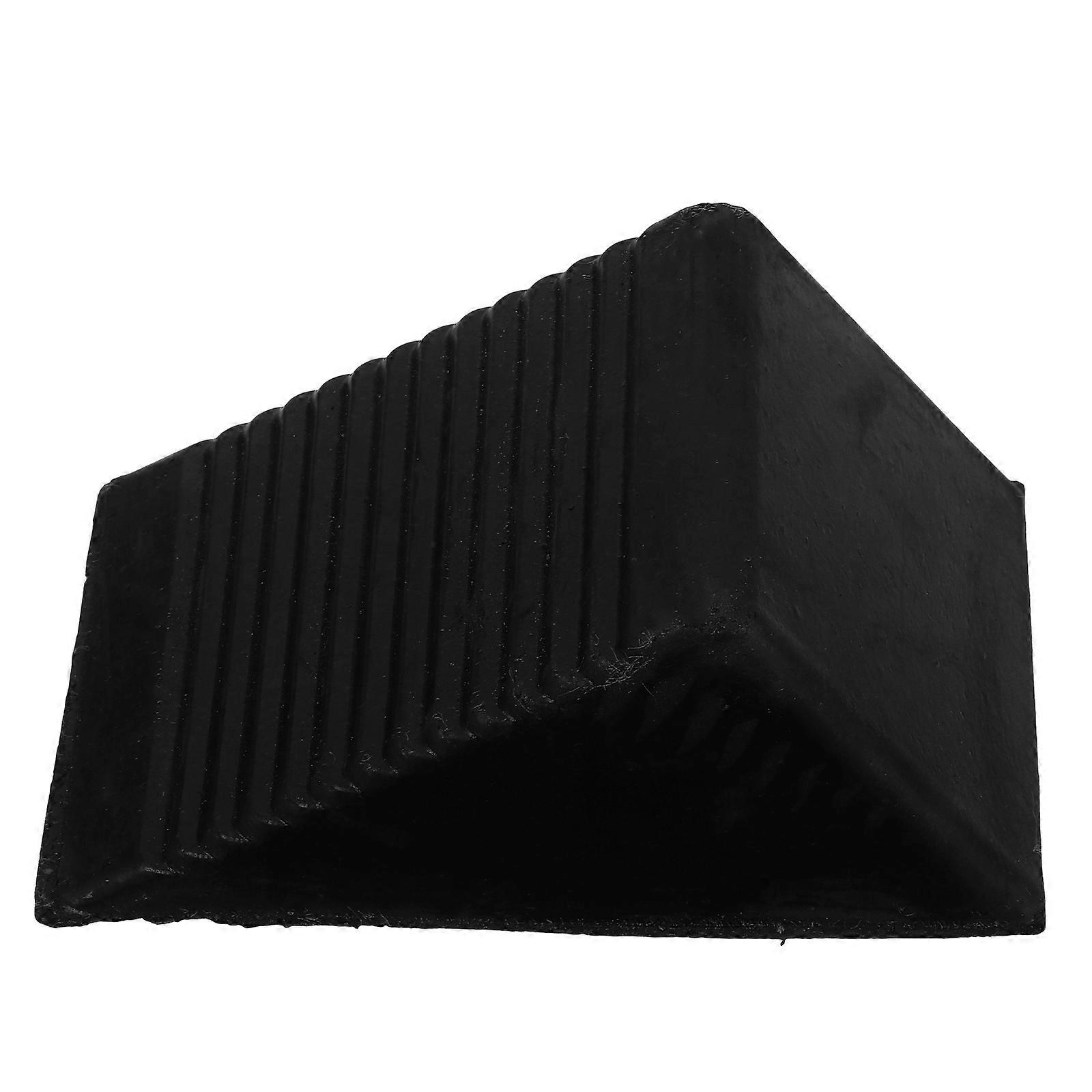 Car Tire Triangle Pad Rubber Stop Control for 2Pcs