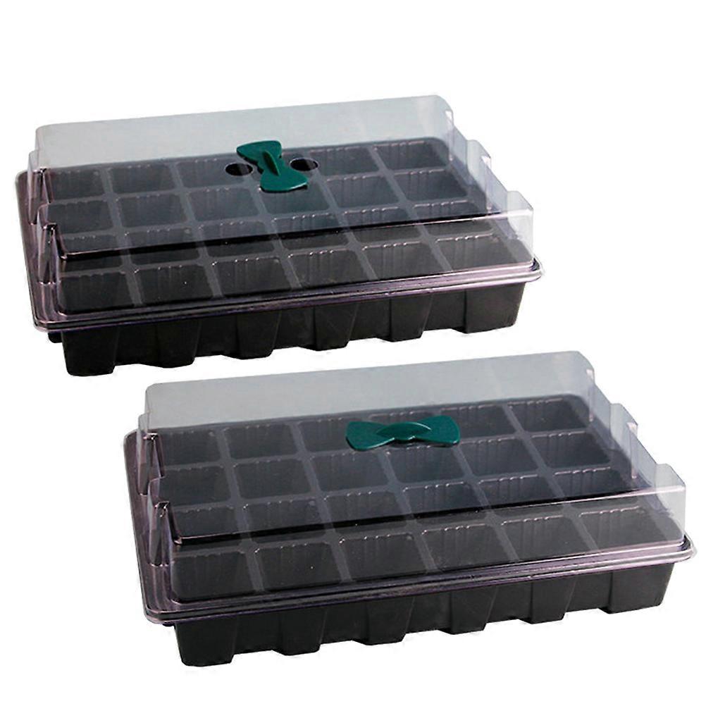 Plant Germination Tray Hydroponic for 6Sets with Lids