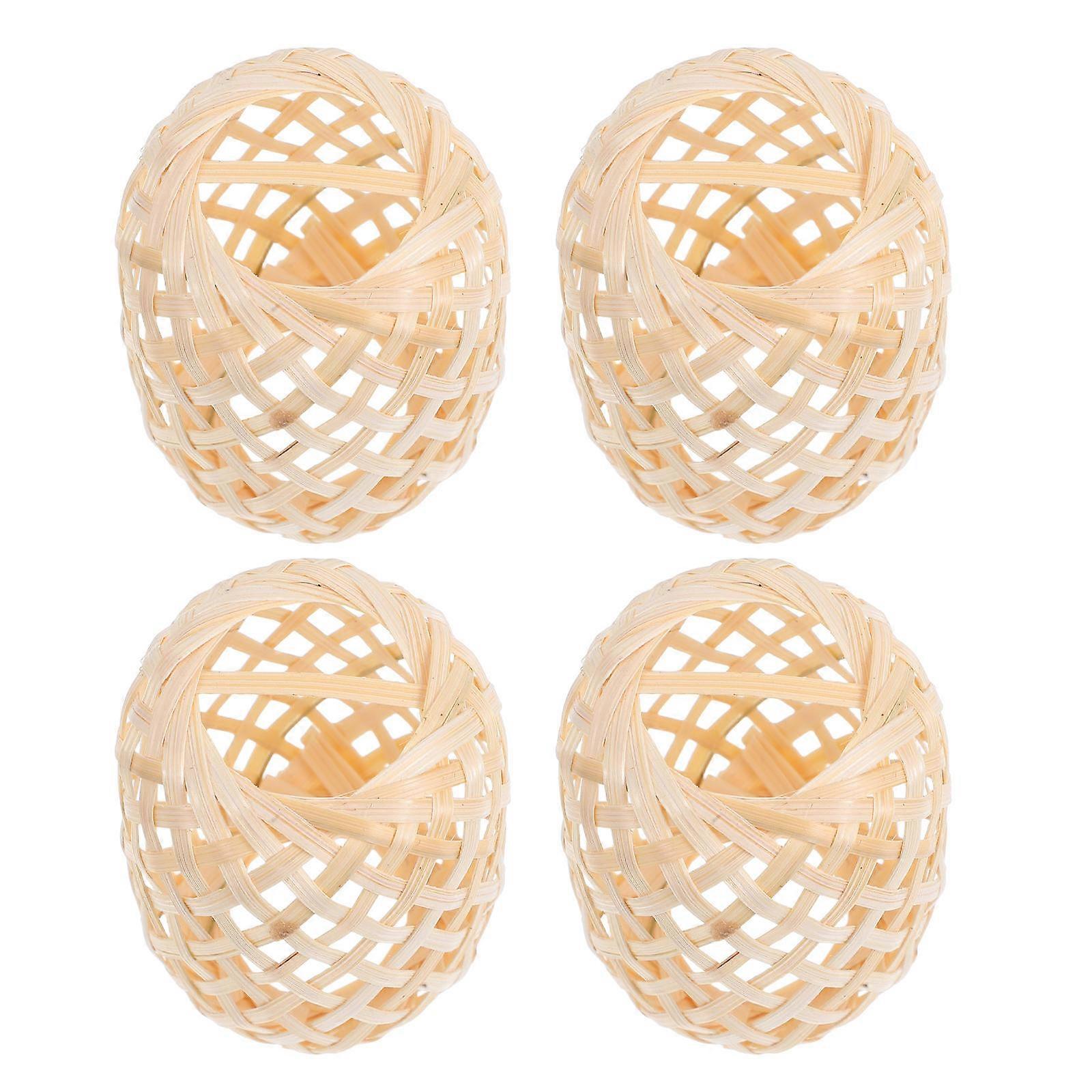 Bamboo Miniature Lantern Shade for Party Decor 8Pcs Collection
