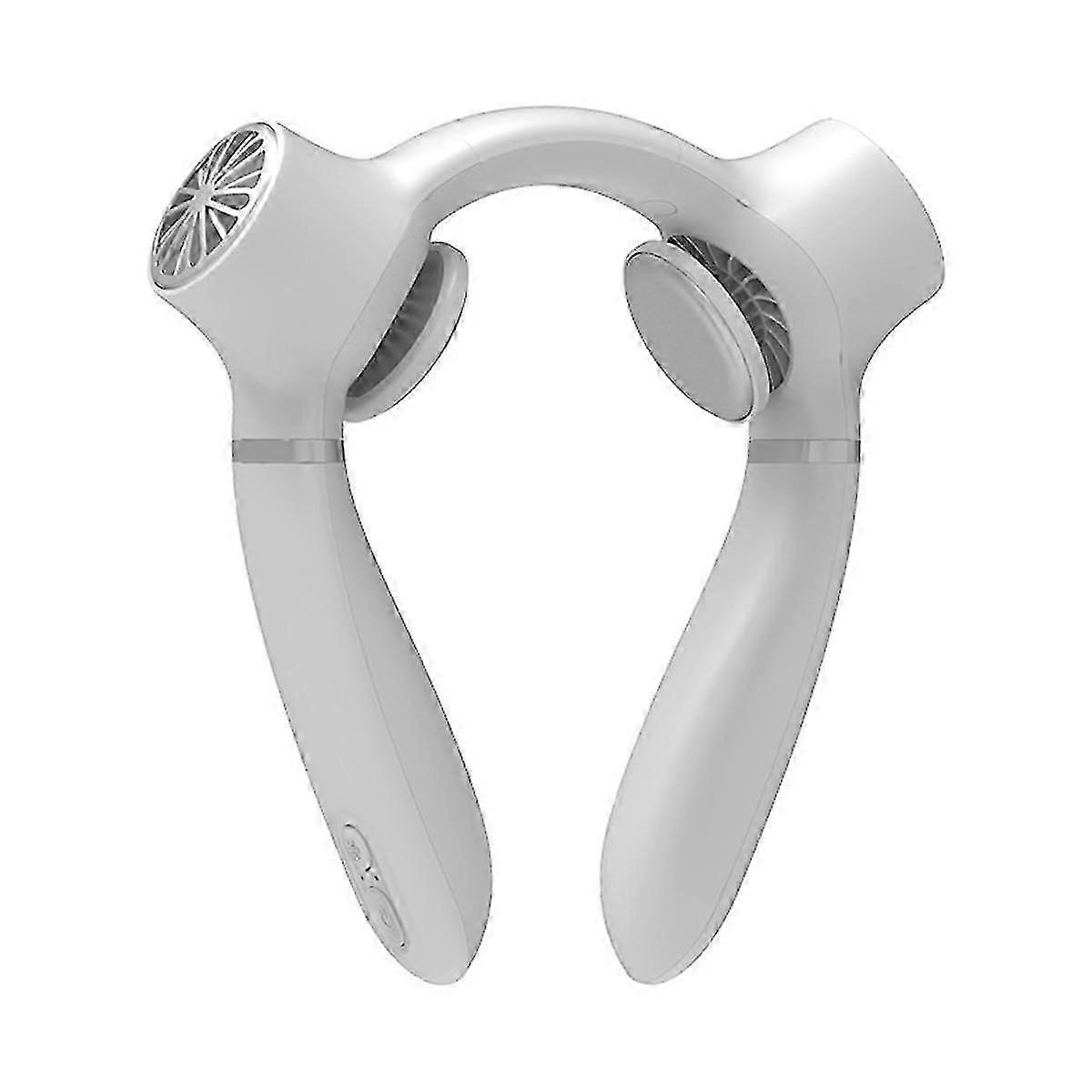 New Neck Hanging Fan With Double Heat Sink Portable Bladeless Silent Air Conditioner Rechargeable H