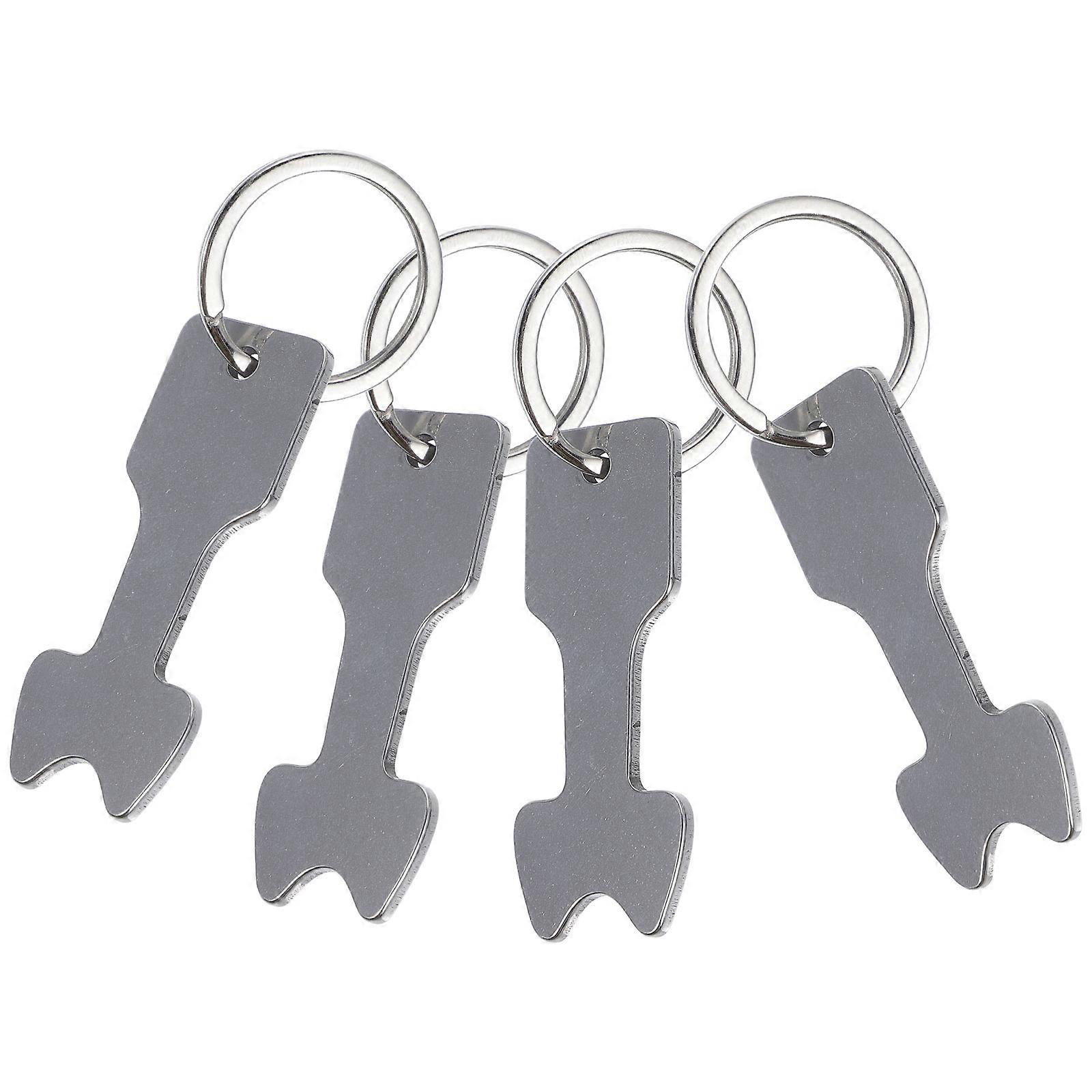 Shopping Trolley Release Keychain 20 Pcs For Gift Giving Purpose In Irregular Shape With Token Insertion And Removal Ability