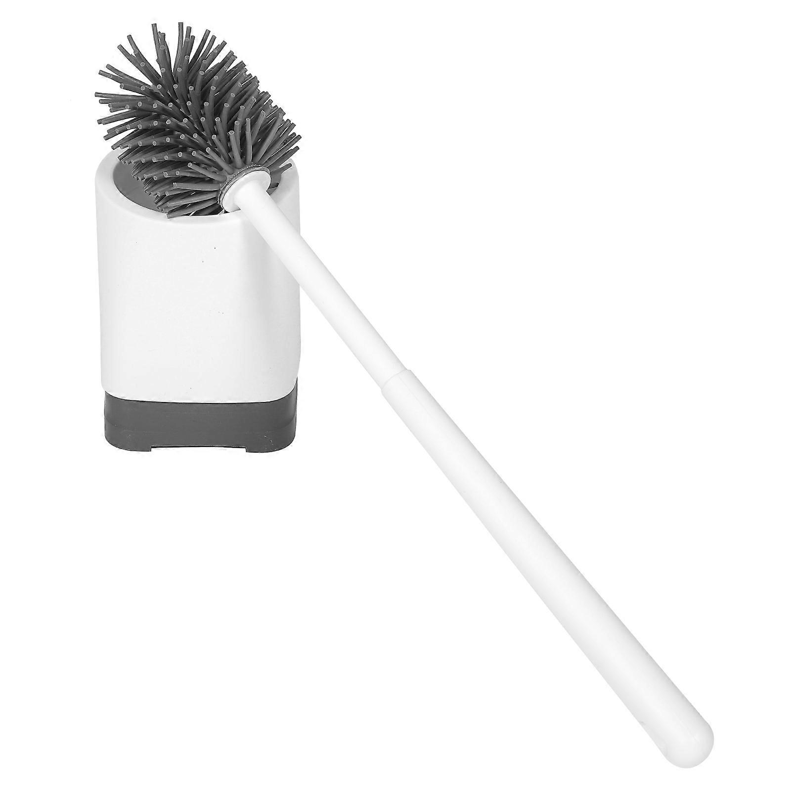Plastic Toilet Brush Set for Bathroom Deep Cleaning 2Pcs