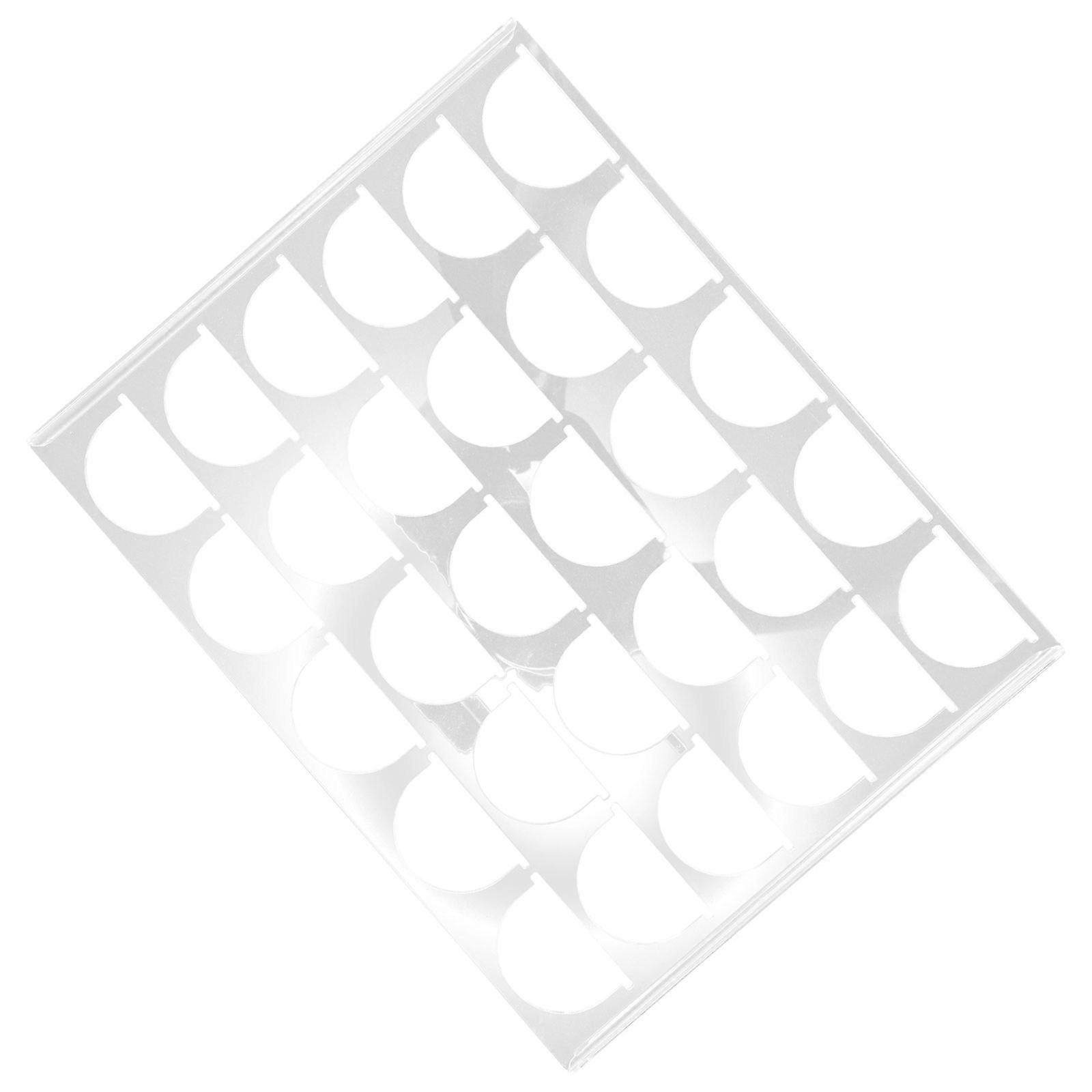 2Pcs Acrylic Coffee Capsule Holder Rack for Storage Transparent Organizer