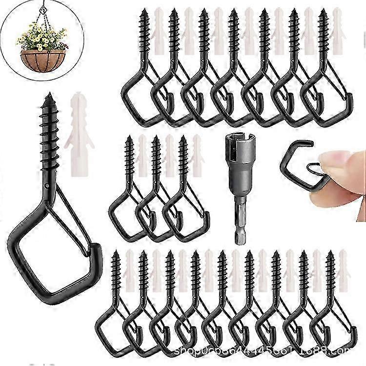 Outdoor string light hook, screw hook Q-type hook 25-26